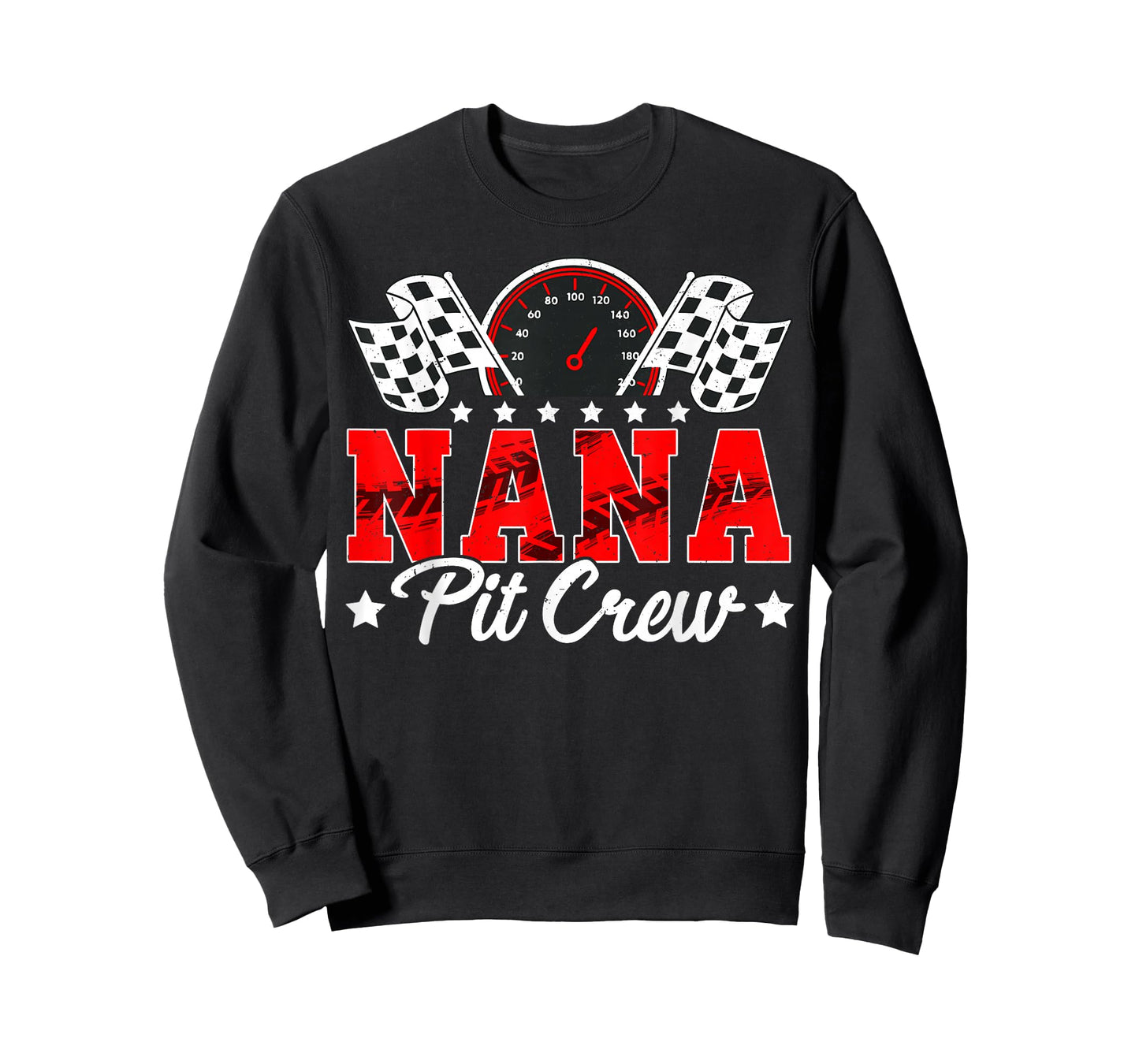 Race Car Birthday Party Matching Family Nana Pit Crew T-Shirt