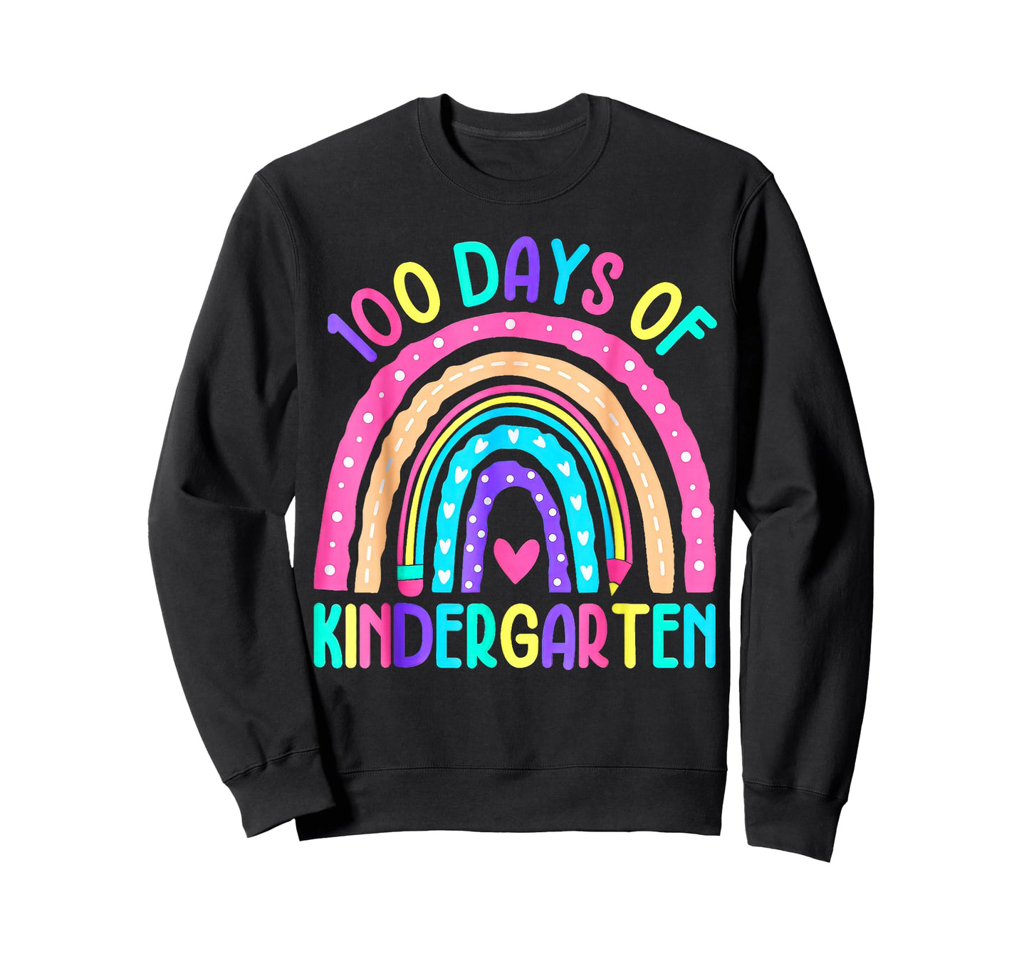 100 Days of Kindergarten Rainbow T-Shirt