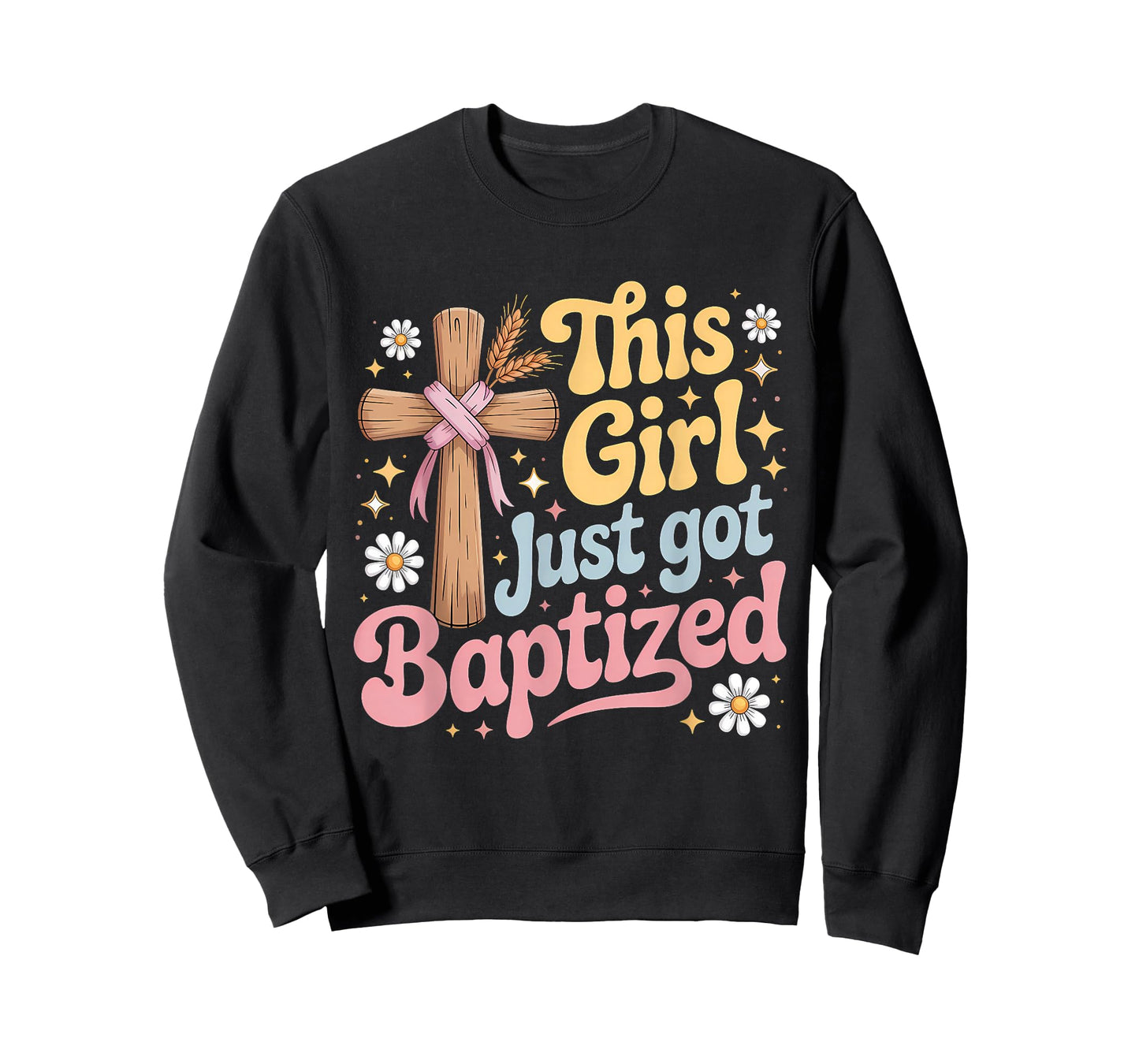 This Girl Just Got Baptized Christian Baptism Religious T-Shirt