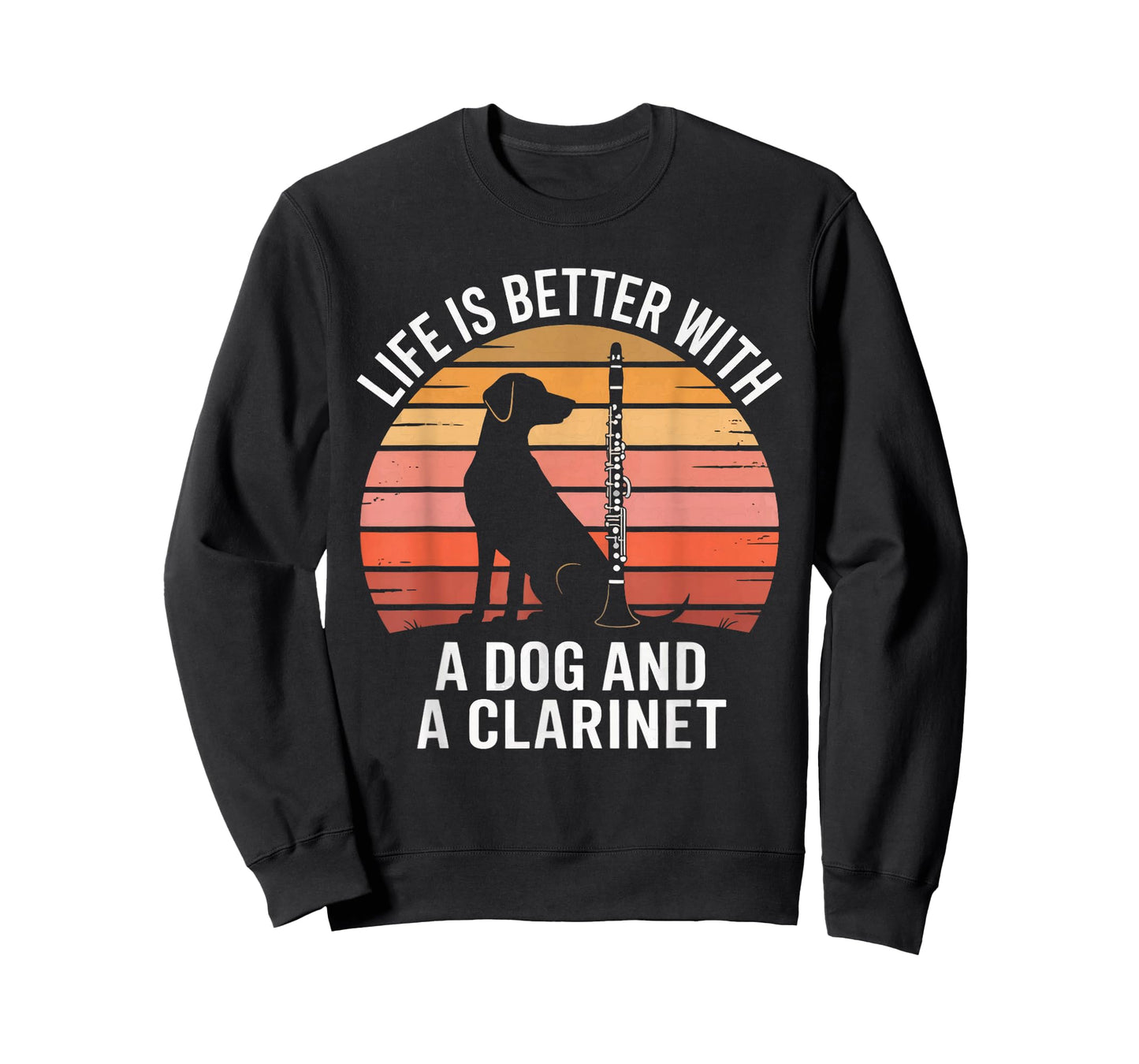 Clarinet Musician Dog Lover Band Member Clarinet Player T-Shirt