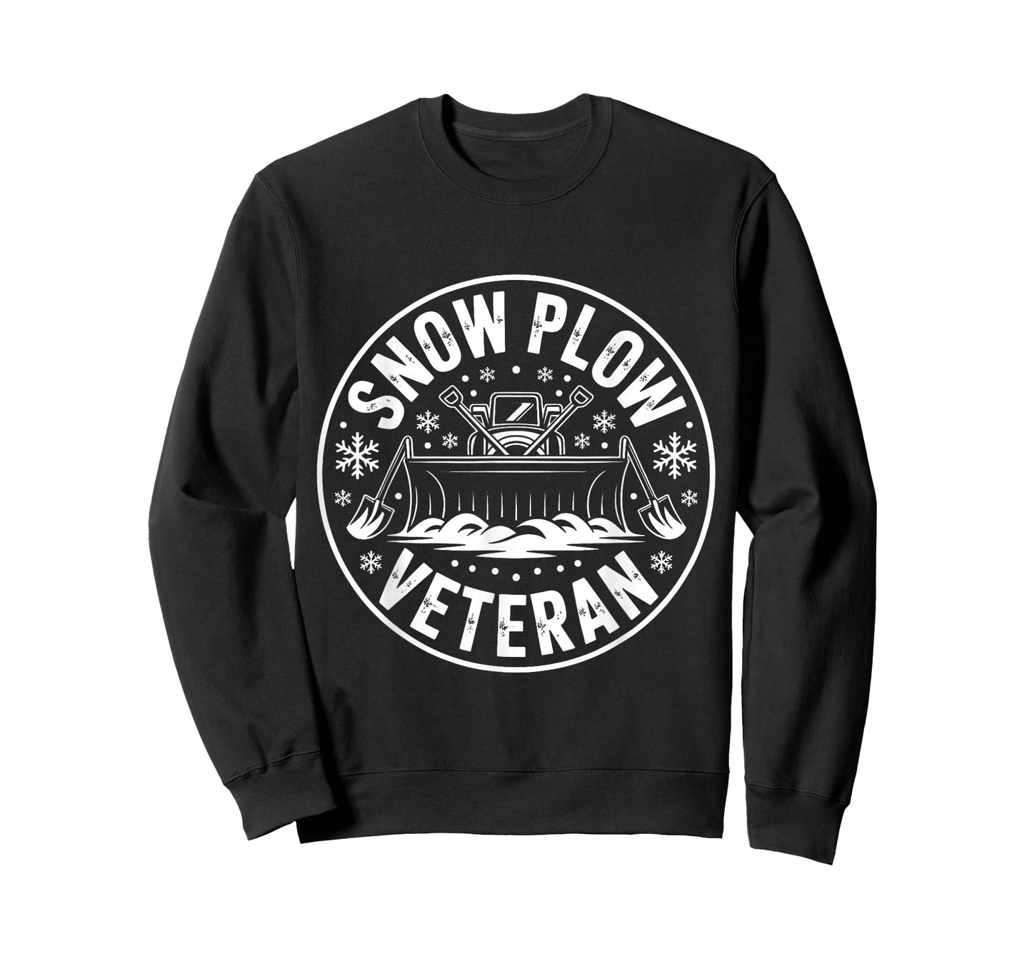 Snow PLOW Veteran Frost Fighter Operator Ice Clearing Crew T-Shirt