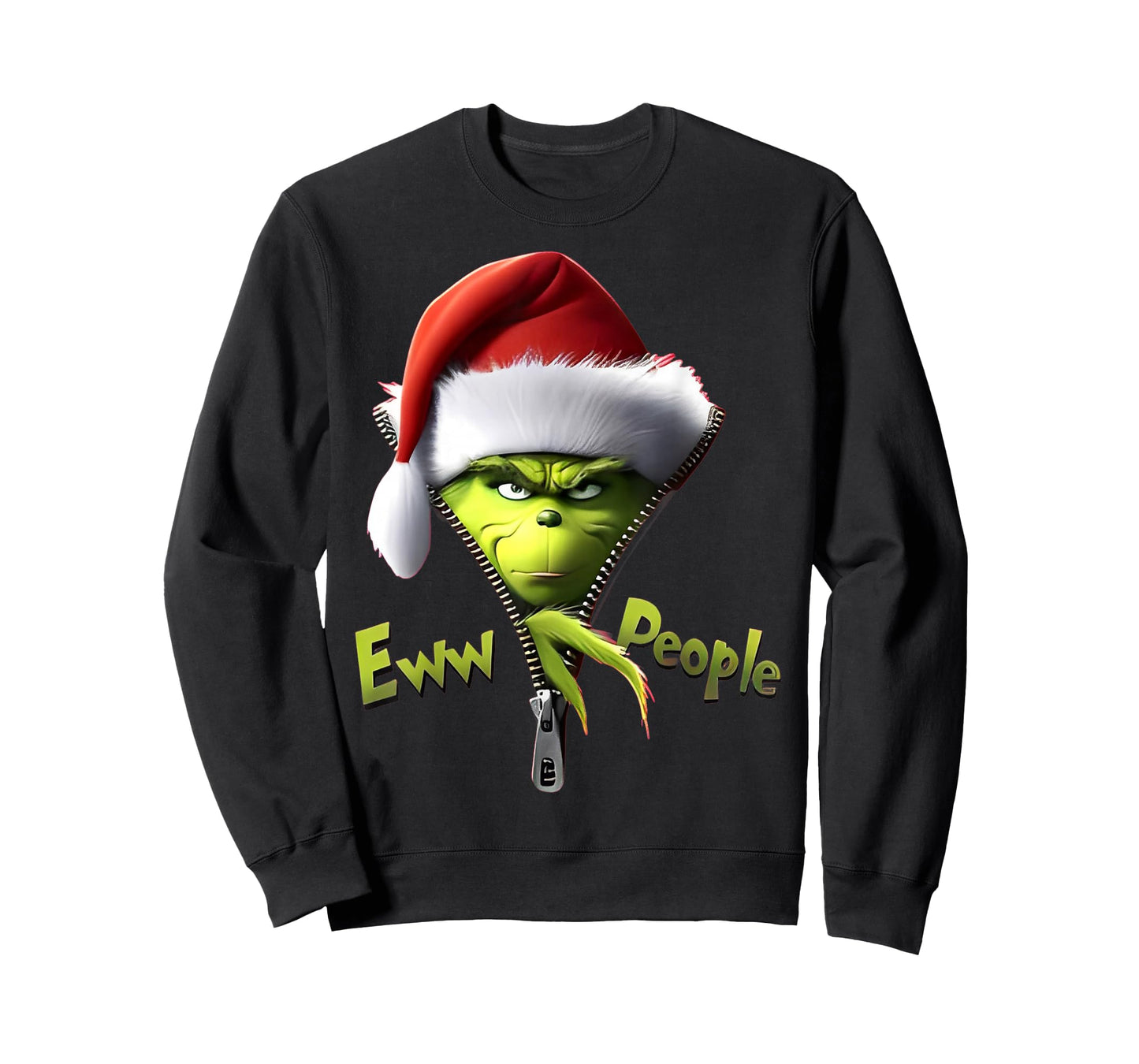 Eww, People Santa Hat Funny Christmas Mens Womens Kids T-Shirt