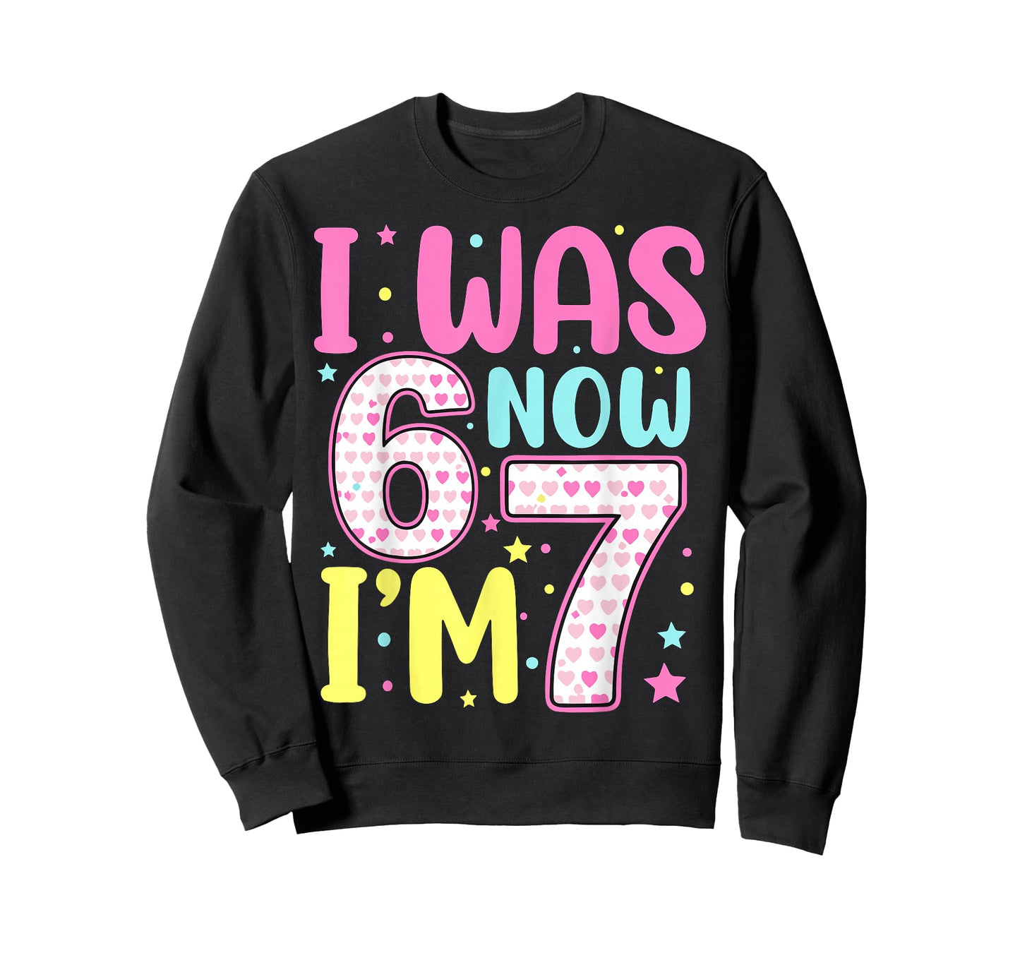 7 Year Old Birthday Girl 67 Seven T-Shirt
