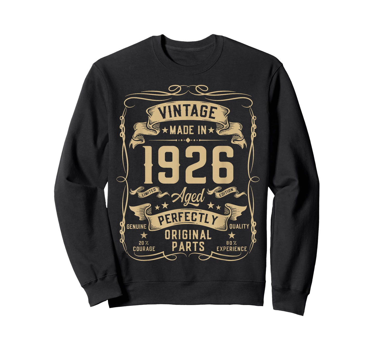 Vintage 1926 100yr 100th Birthday Gifts for Men 100 Year Old T-Shirt