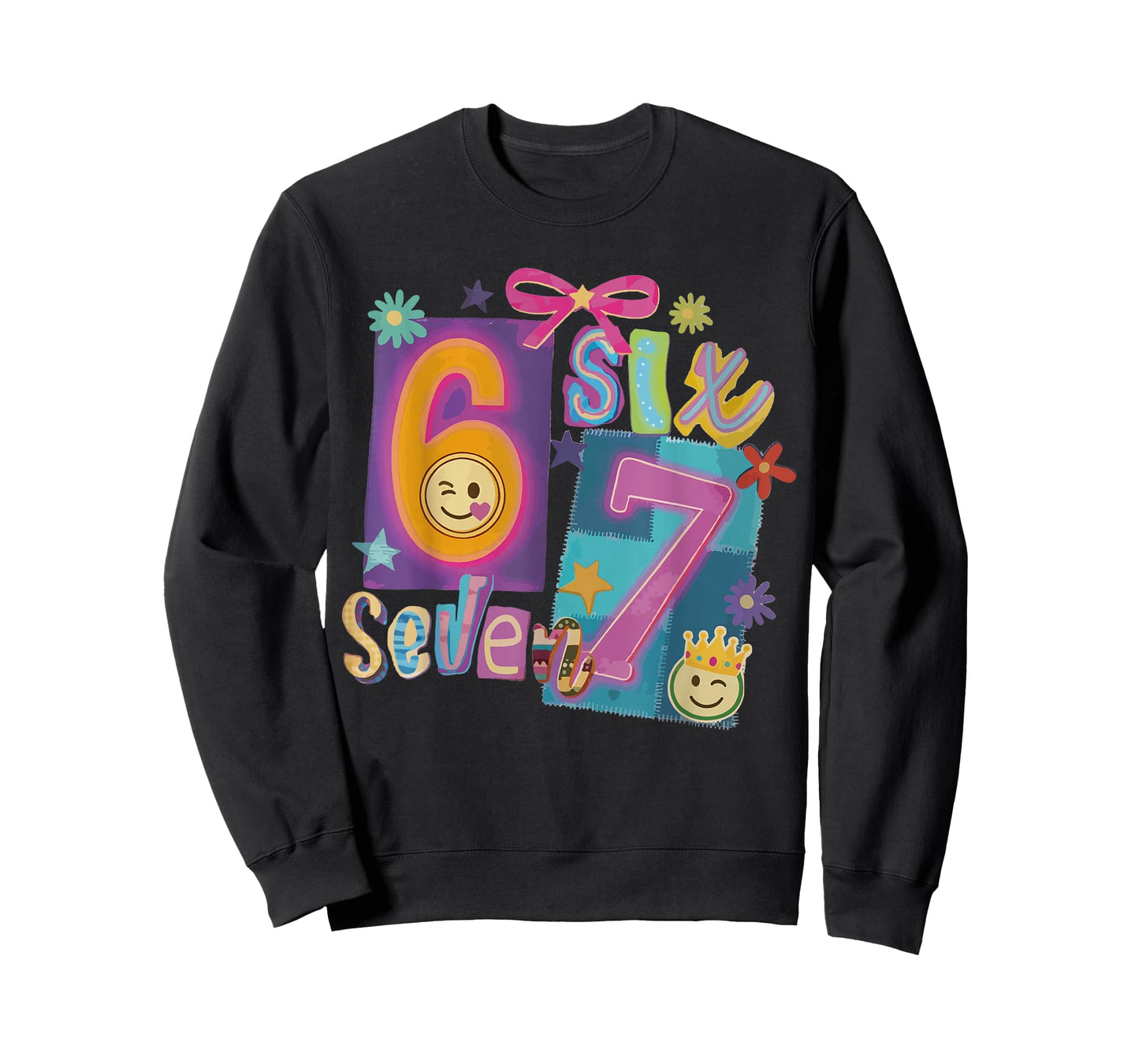 Six Seven Meme Number 67 Player Or 67th Birthday Girl Woman T-Shirt