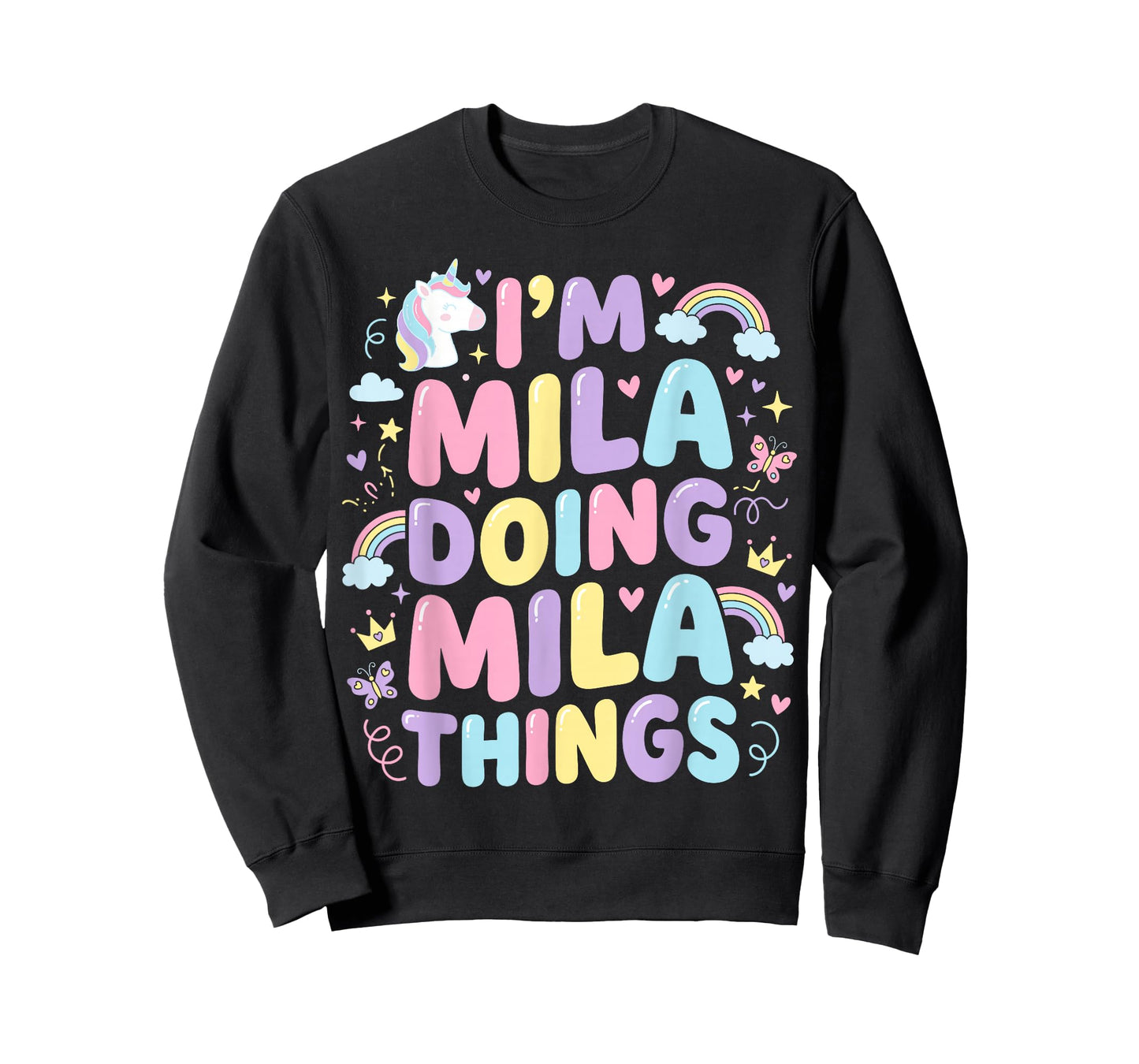 I'm Mila Doing Mila Things Cute Girl's T-Shirt