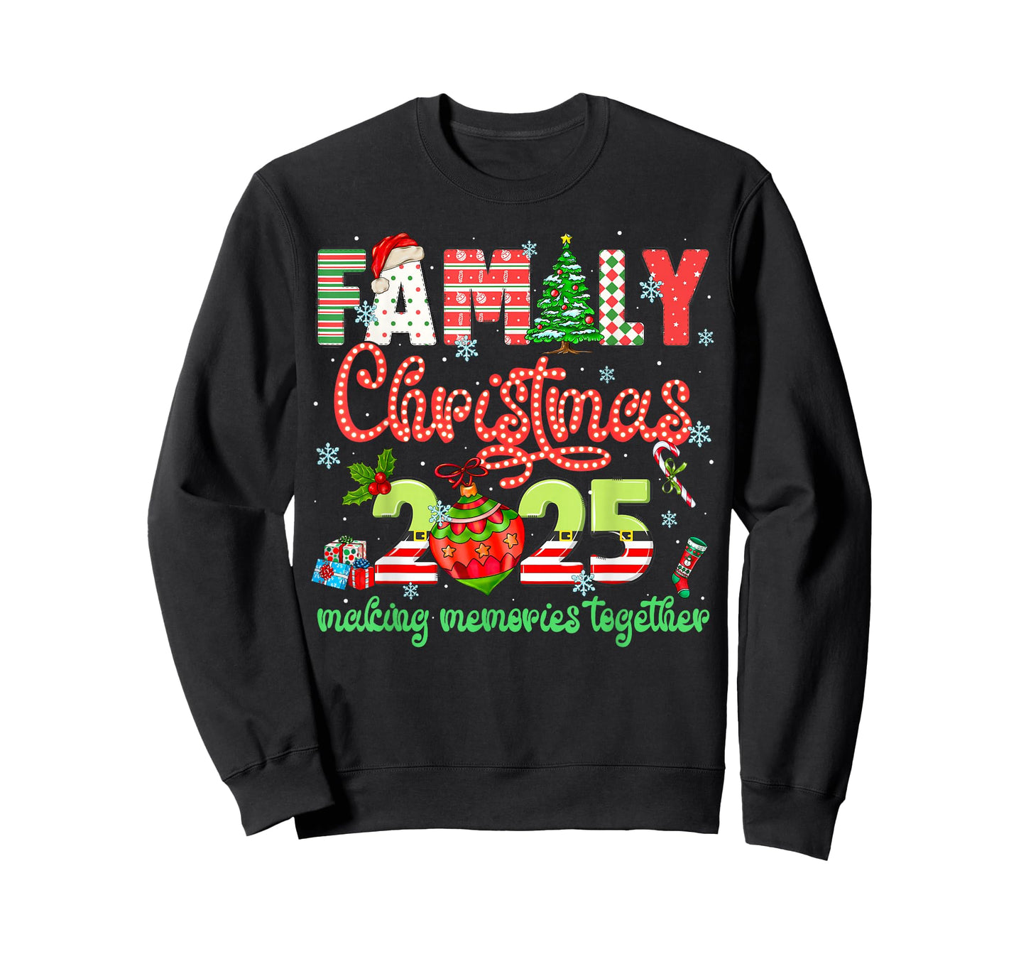 We are Family Christmas 2025 Matching Pajamas Men Women Kids T-Shirt