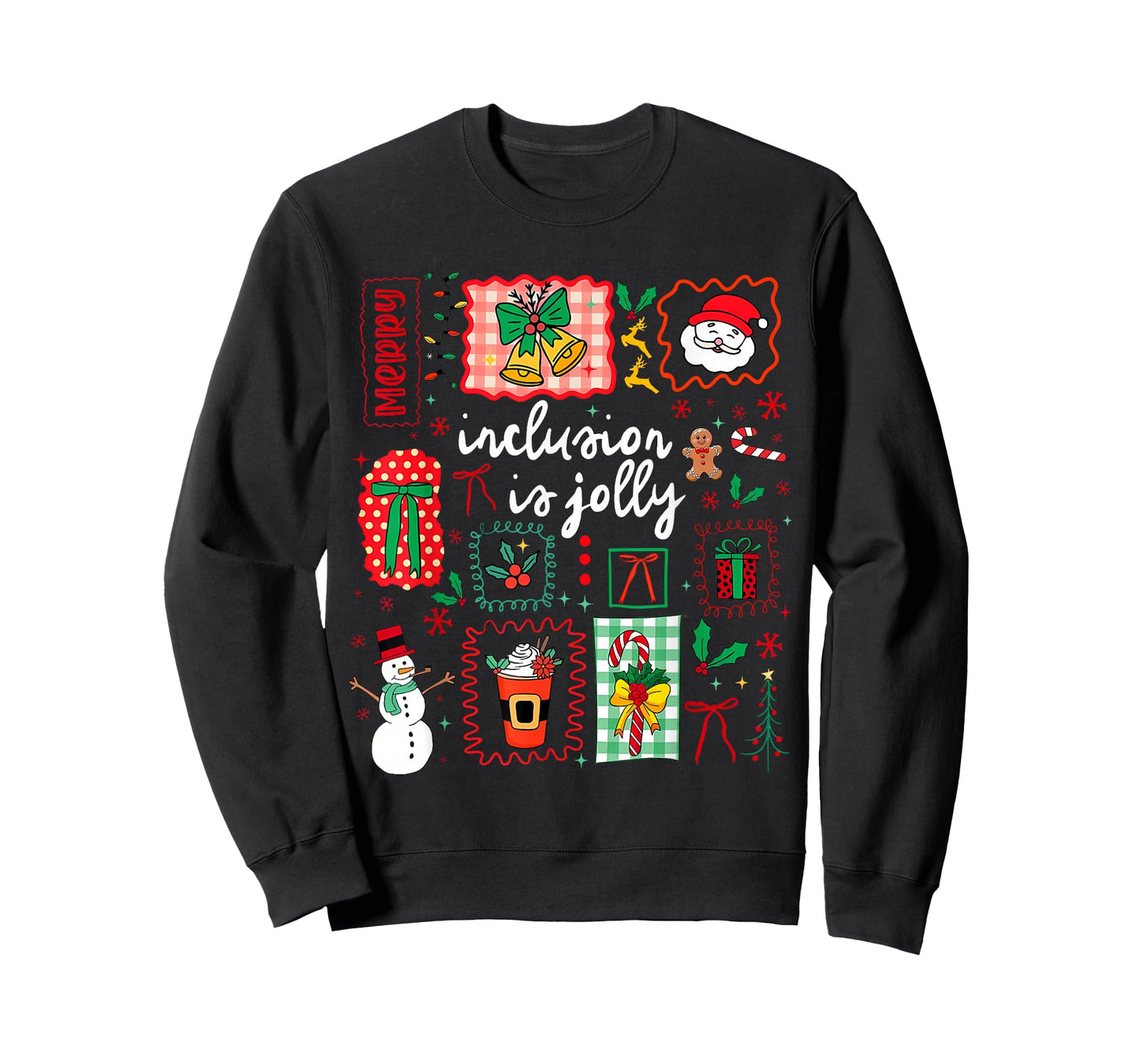 Christmas Inclusion is Jolly Special Education Teacher Xmas T-Shirt