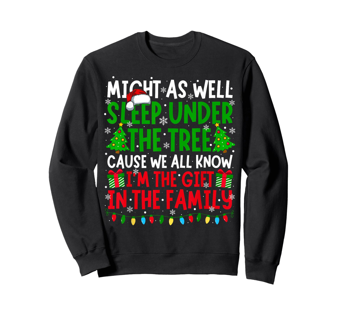 Funny Christmas Saying Retro Xmas Sarcastic Men Women Kids T-Shirt