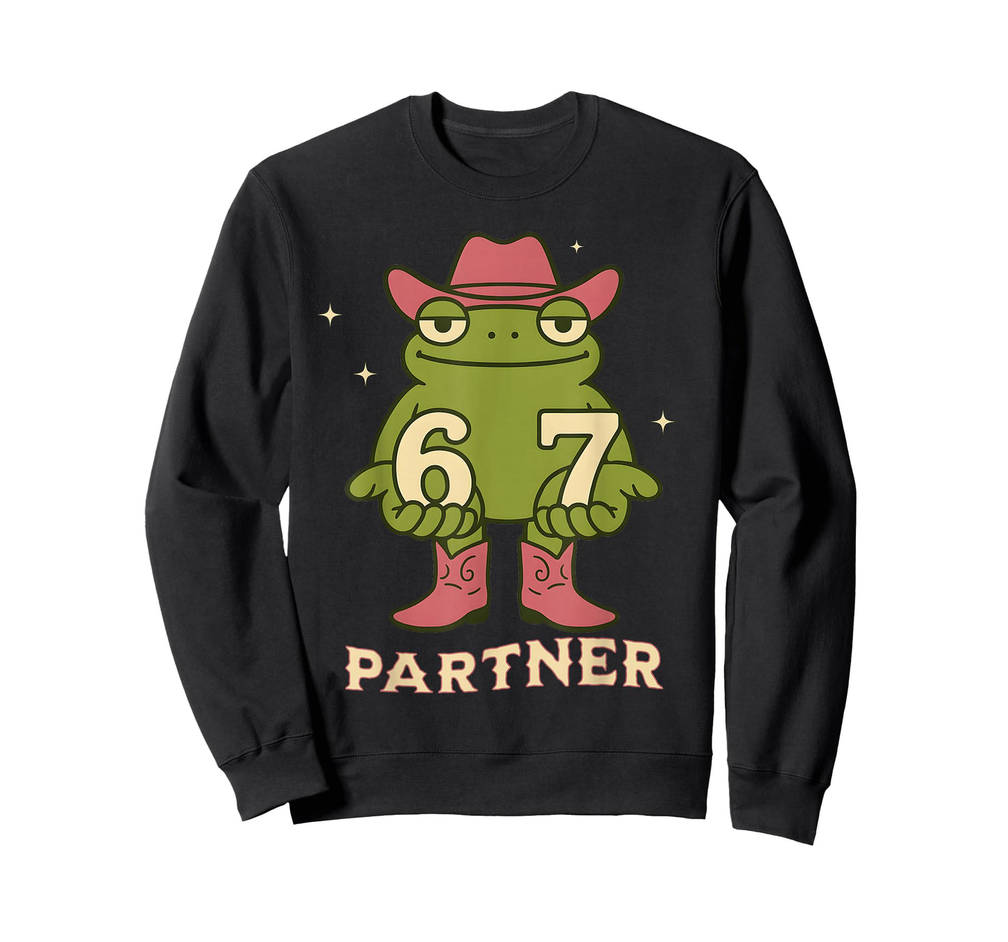 67 Cowboy Frog Funny 6-7 Meme for Girls Kids Women Six Seven T-Shirt