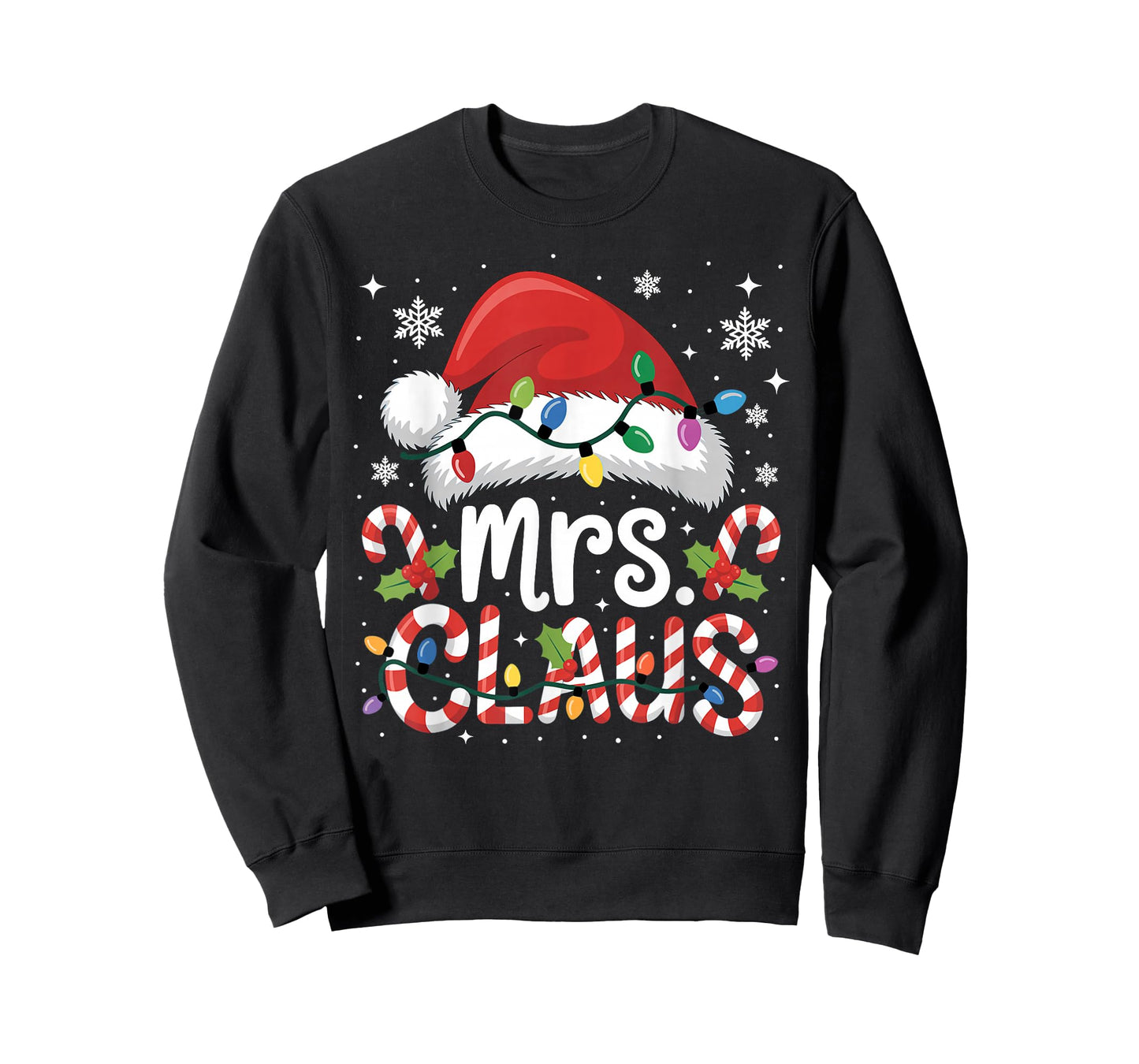 Mr and Mrs Claus Couples Matching Christmas T-Shirt