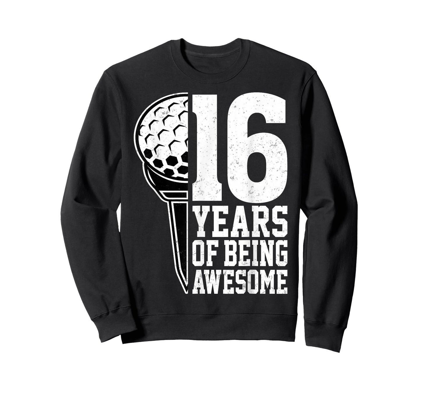 16 Years of Being Awesome Golf Player 16th Birthday T-Shirt