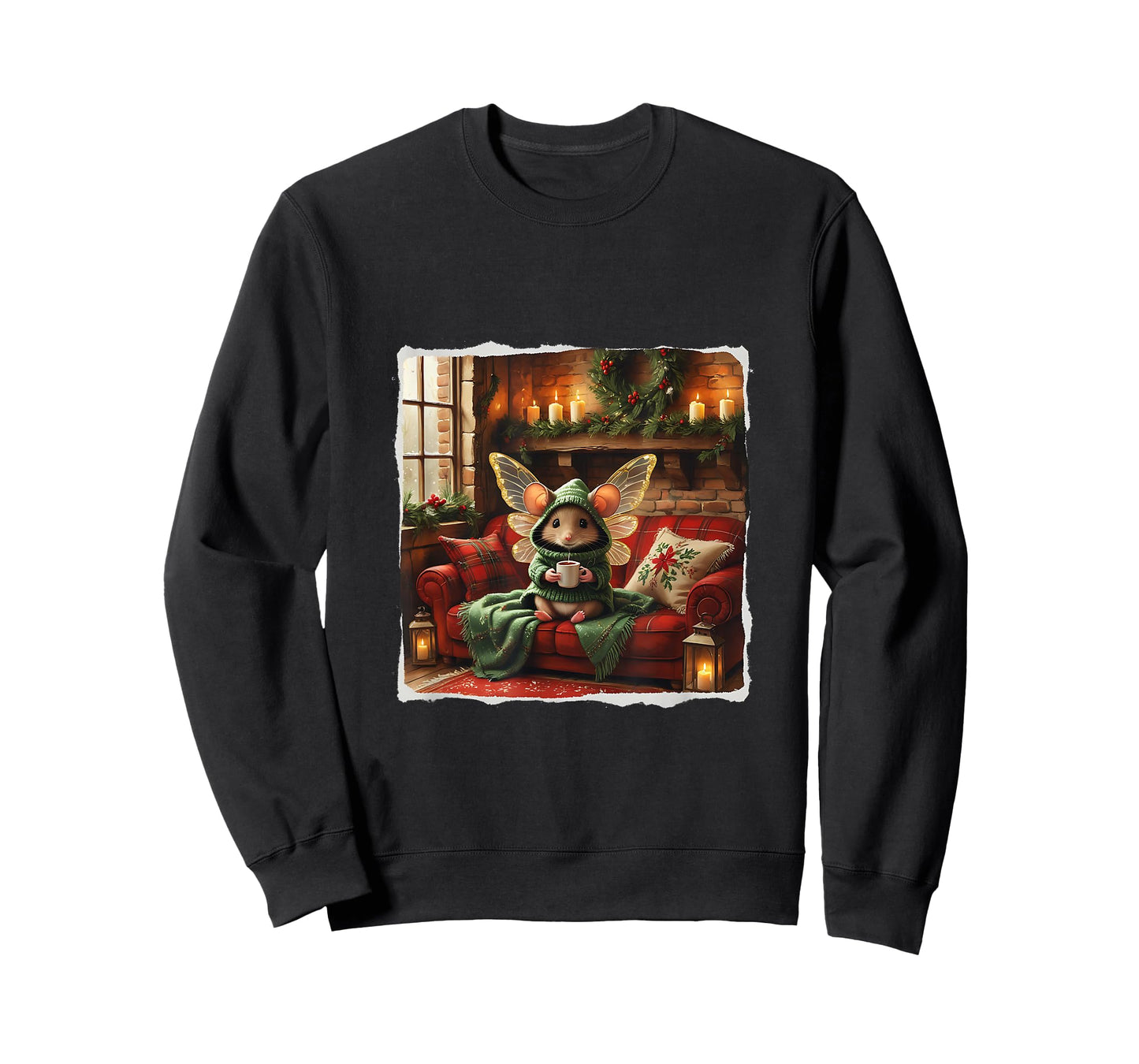 Fairy Mouse Christmas Nutcracker Team Magical Vintage T-Shirt