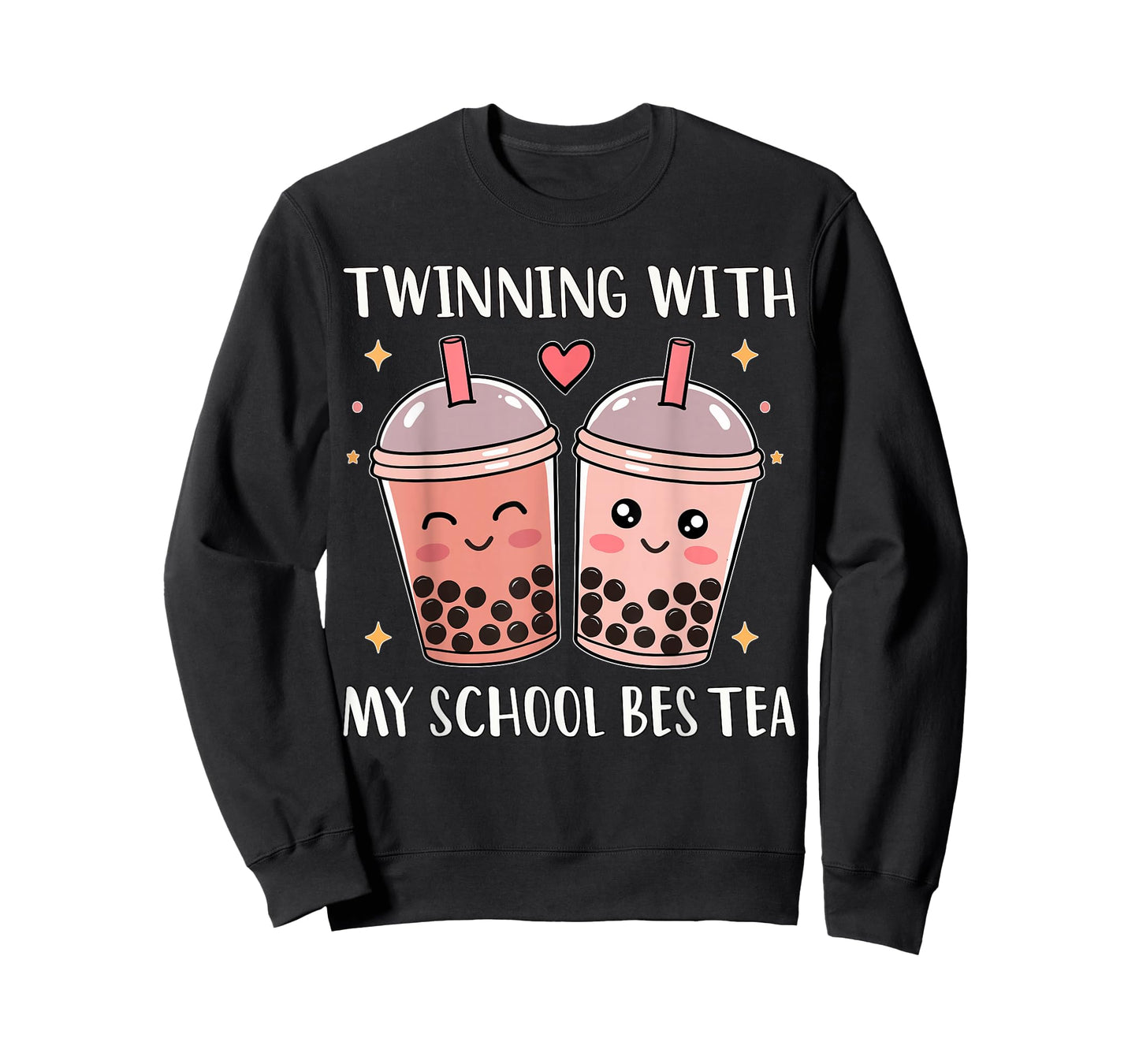 Twin Day Friend School Twinning with My Bestie Tea Matching T-Shirt