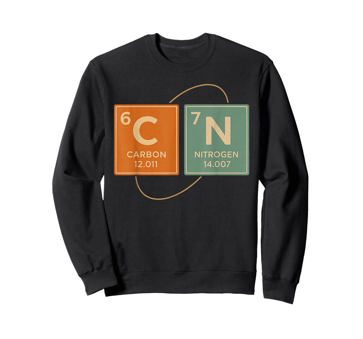 Retro Funny 6 7 Carbon Nitrogen Periodic Design T-Shirt