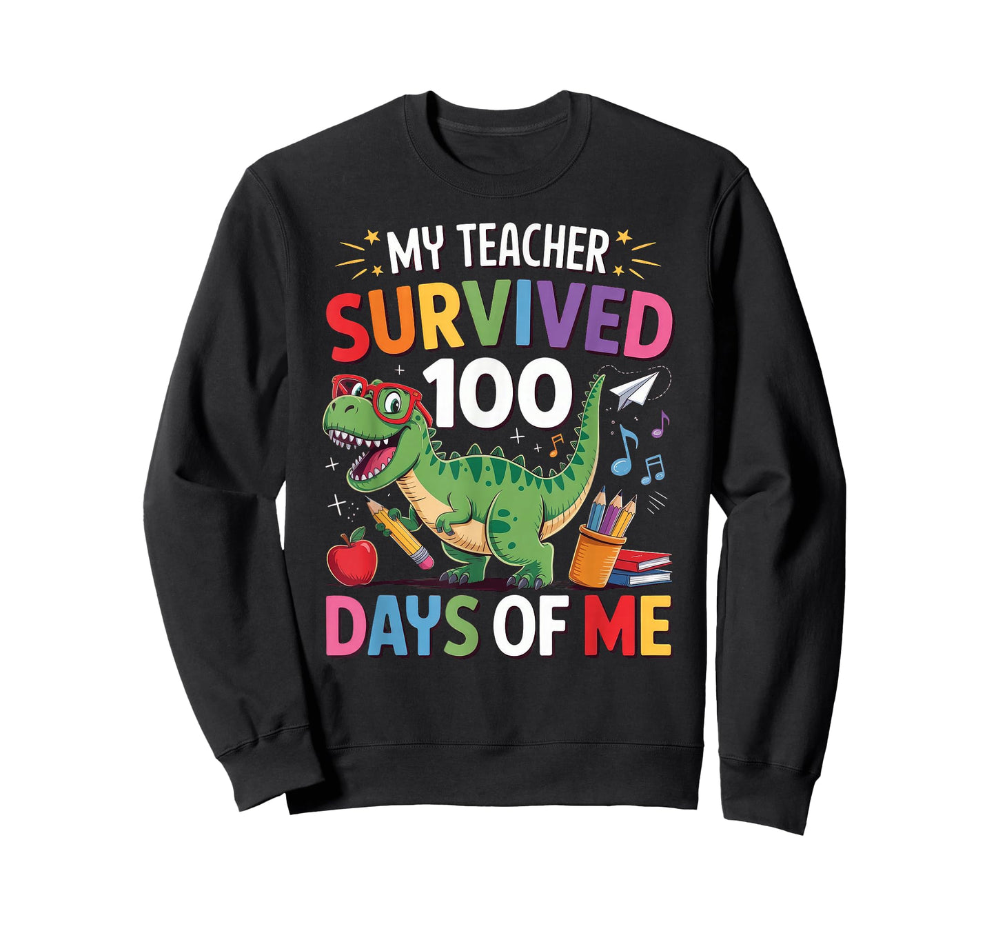 100th Day of School My Teacher Survived 100 Days of Me T-Shirt