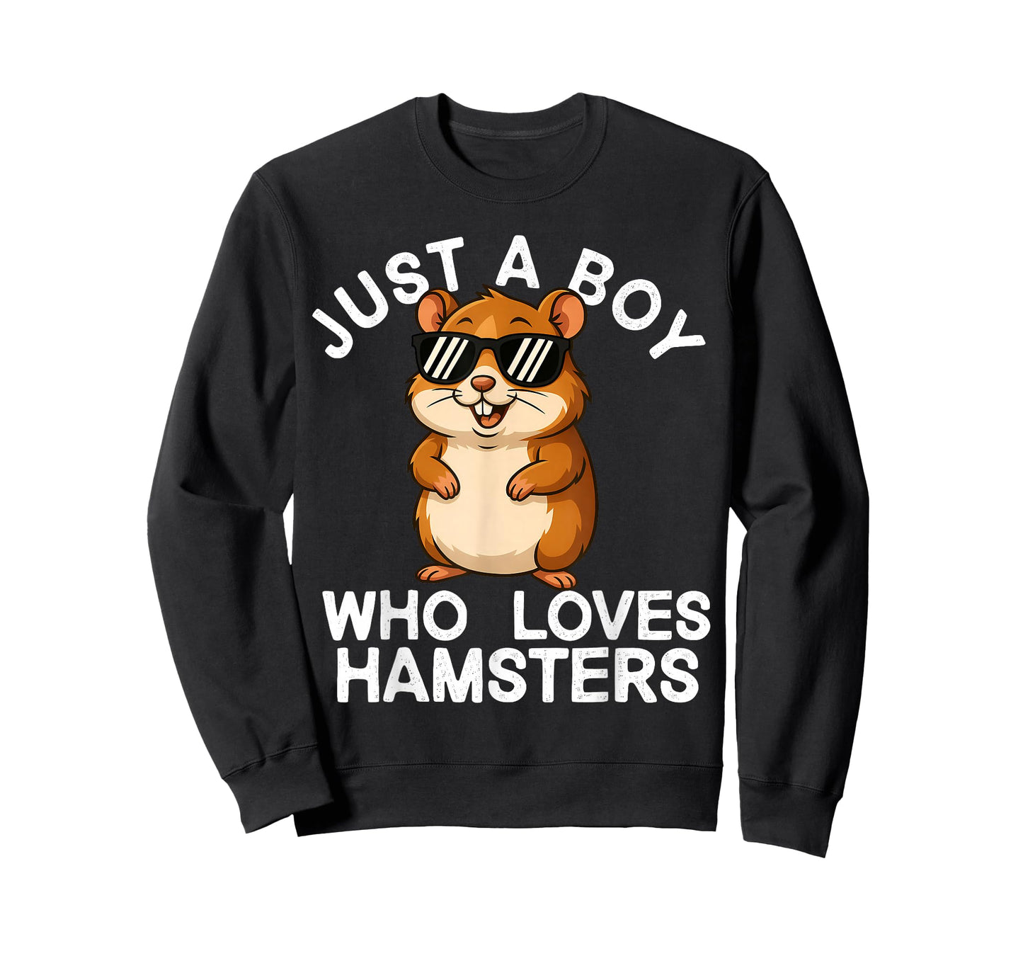 Just A Boy Who Loves Hamsters Sunglasses Boys Hamster Lover T-Shirt