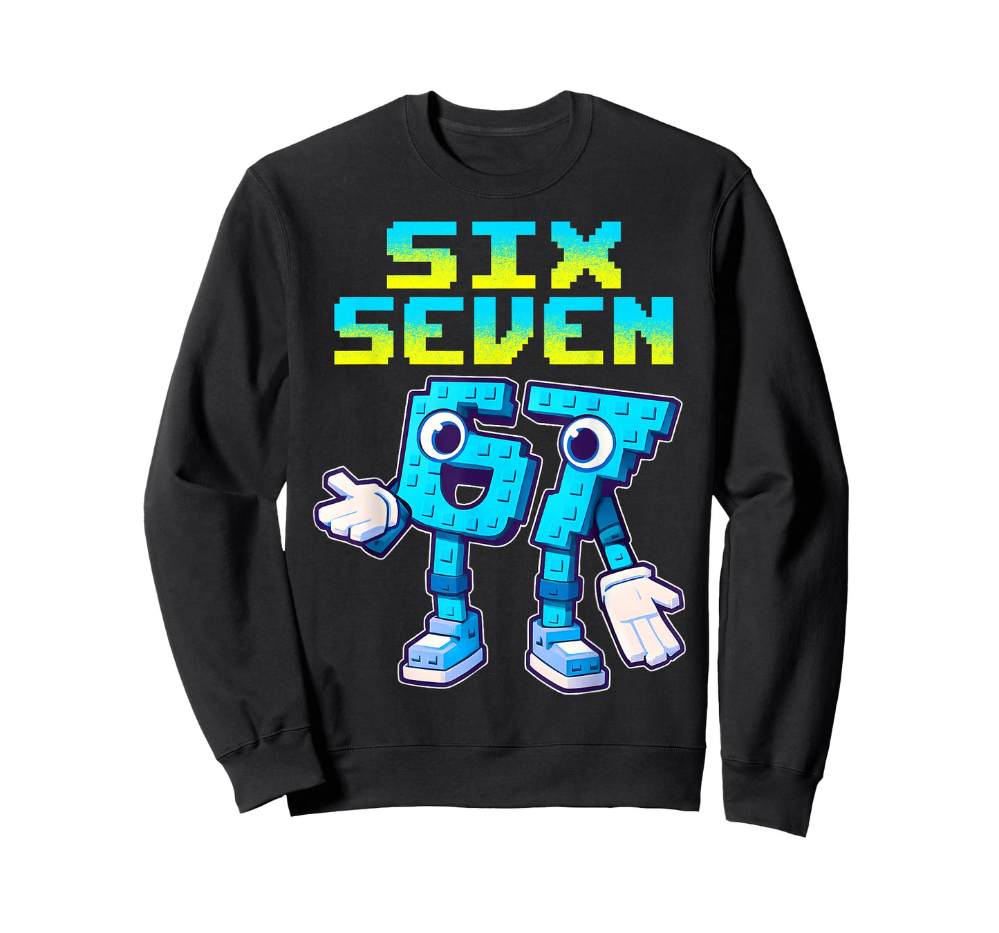67 Six Seven 6-7 - Funny Italian Brainrot Kids Gaming Meme T-Shirt