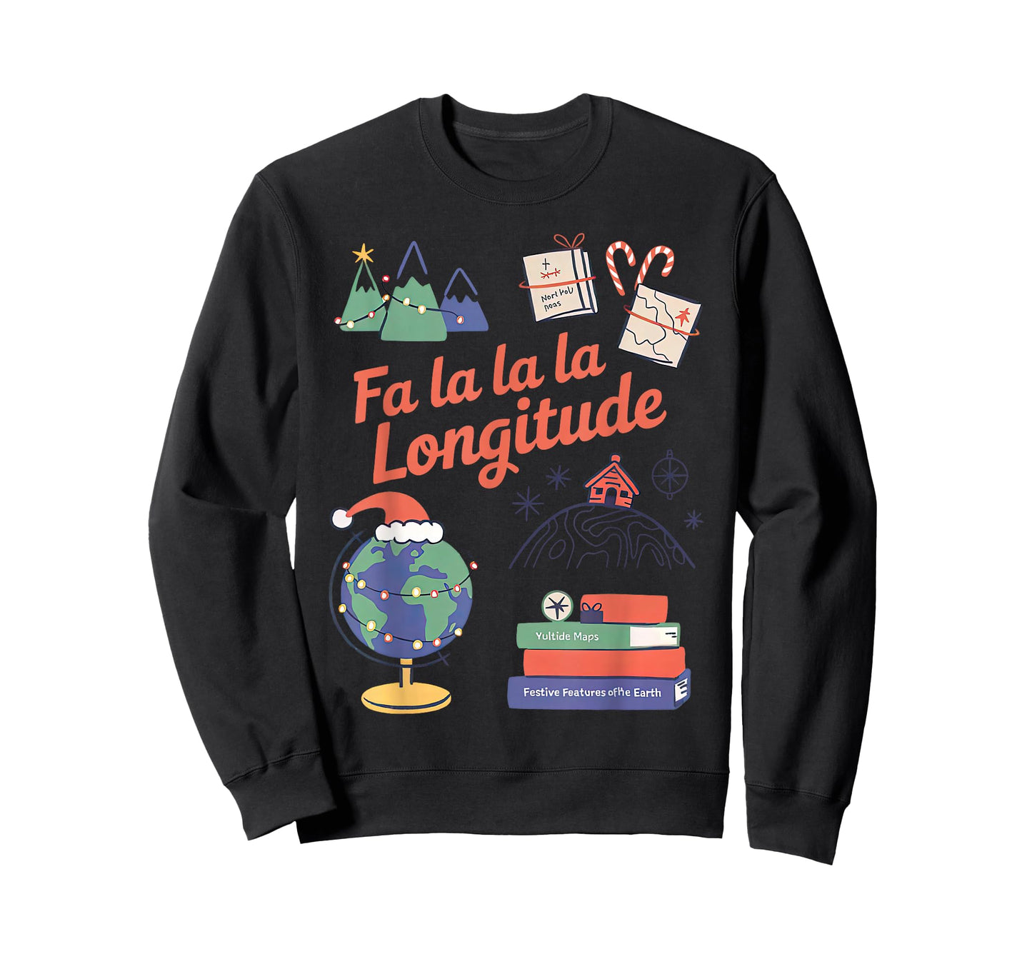 Geography Teacher Christmas Science Geographer Ecology Xmas T-Shirt