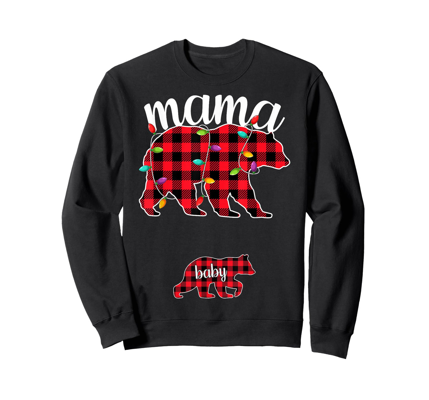 Pregnant Women Mom Mama Bear Pregnancy Christmas Pajamas T-Shirt