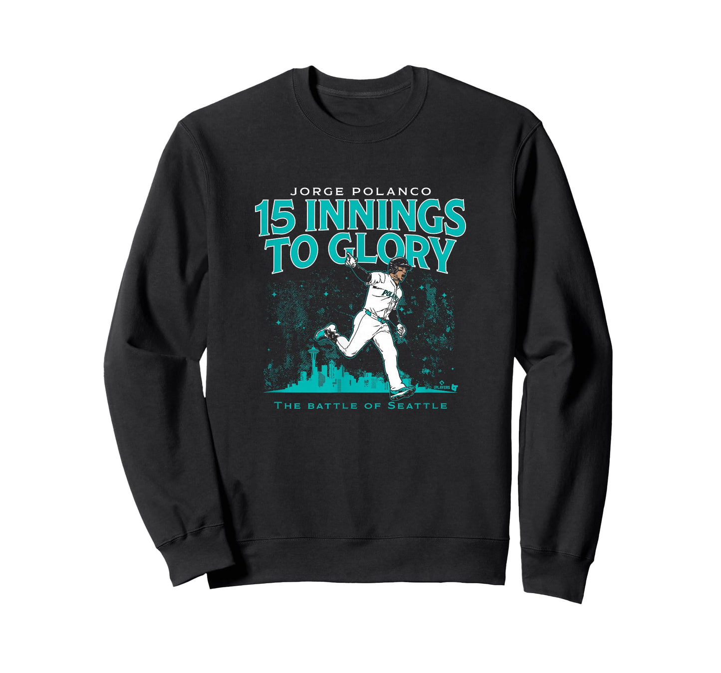 Jorge Polanco - 15 Innings to Glory - Seattle Baseball T-Shirt