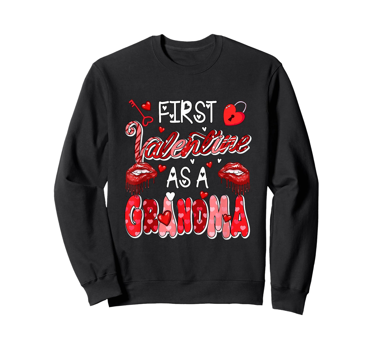 First Valentine As A Grandma Family Proud Expecting New Baby T-Shirt