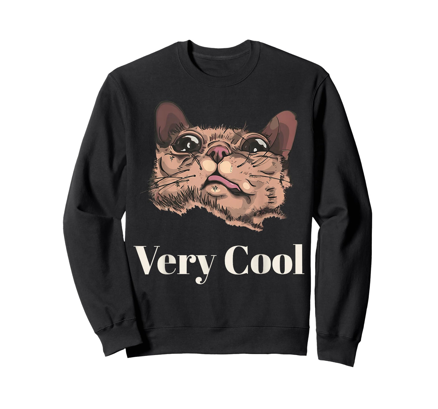 Cats Meme Graphic Silly Cat Humor Funny Cat Very Cool T-Shirt