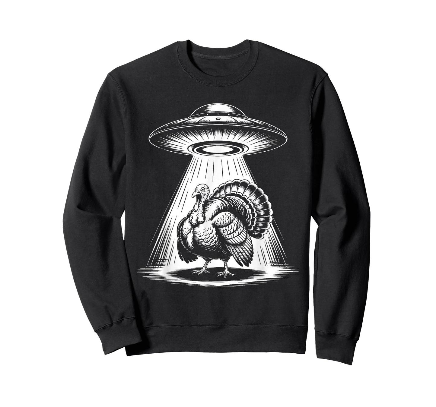 Funny Alien Turkey UFO Selfie Thanksgiving Meme T-Shirt