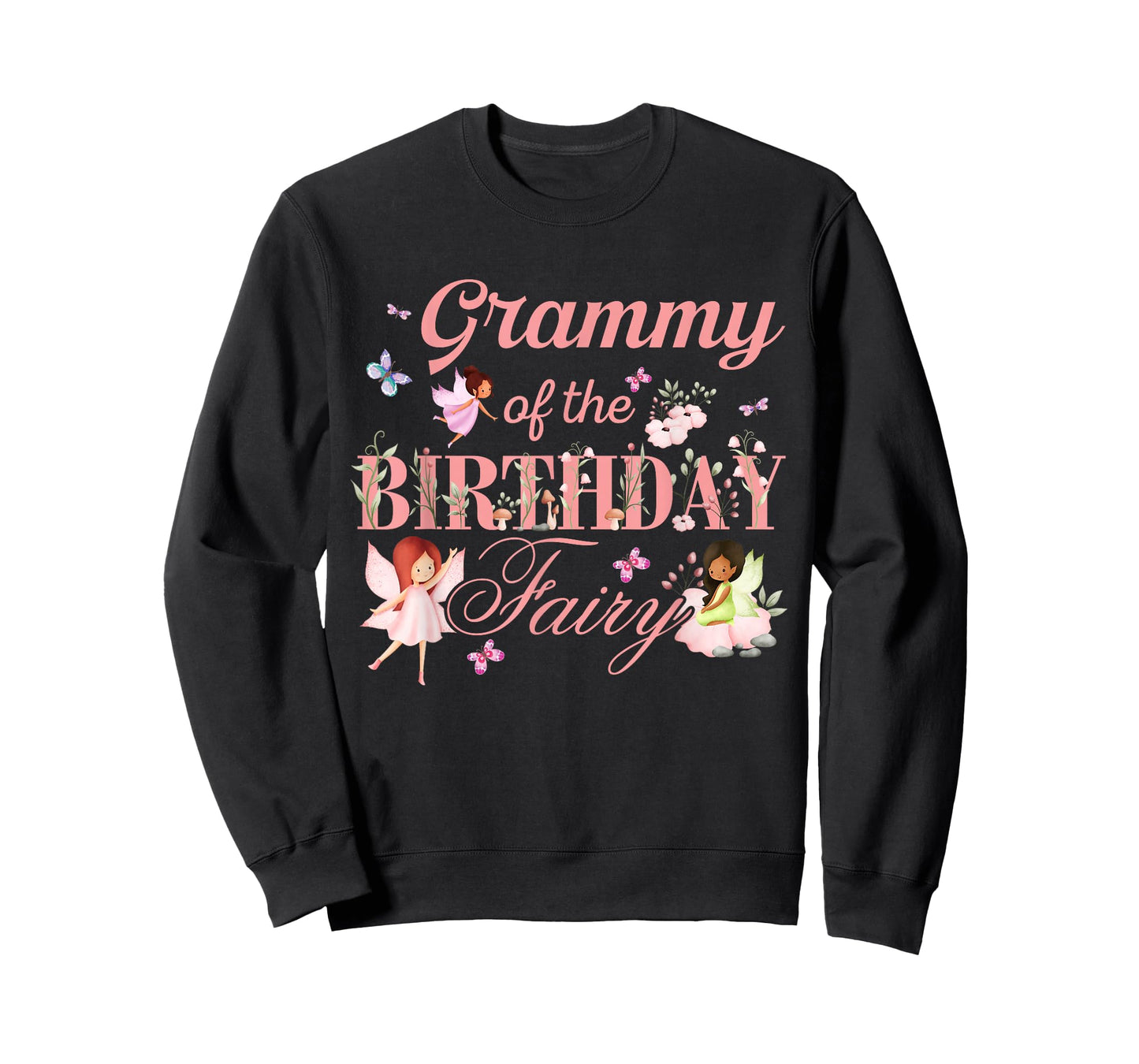 Grammy of The Birthday Fairy Little Girl Magical Family T-Shirt