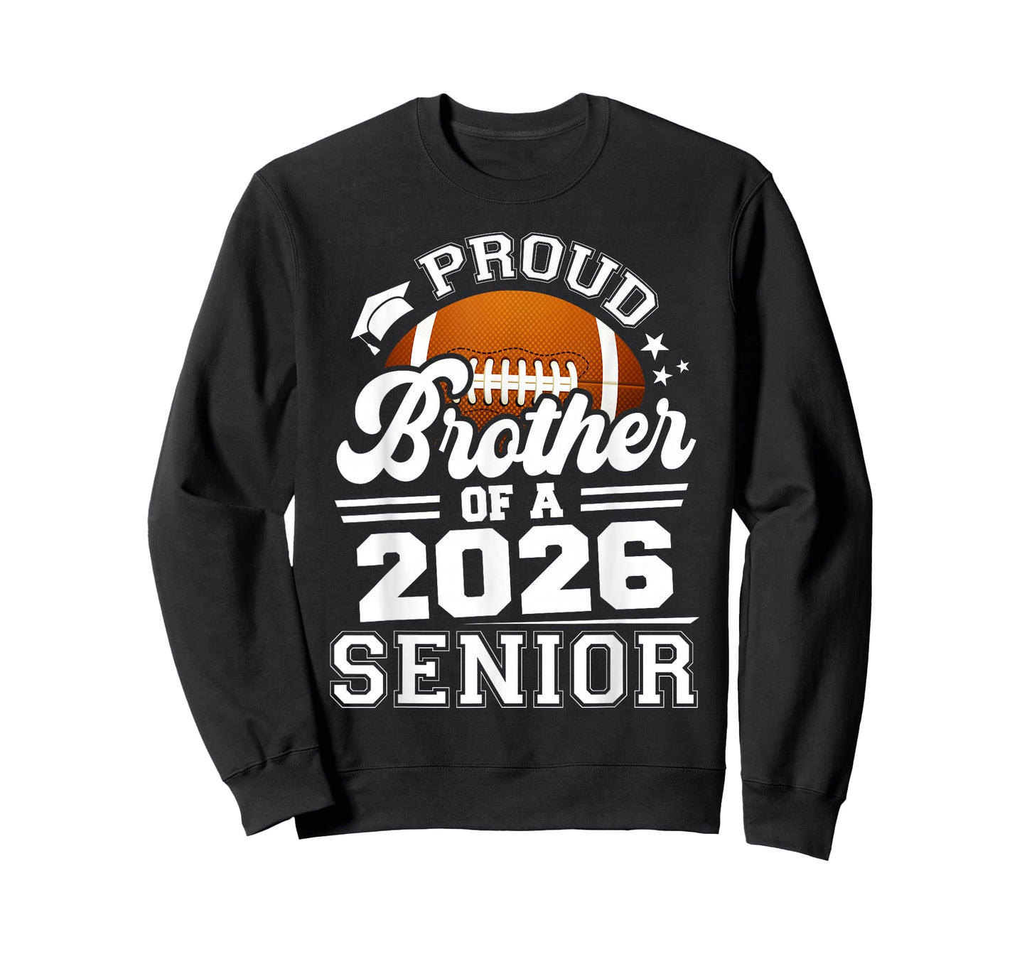 Proud Brother of A Football Senior 2026 Graduation T-Shirt