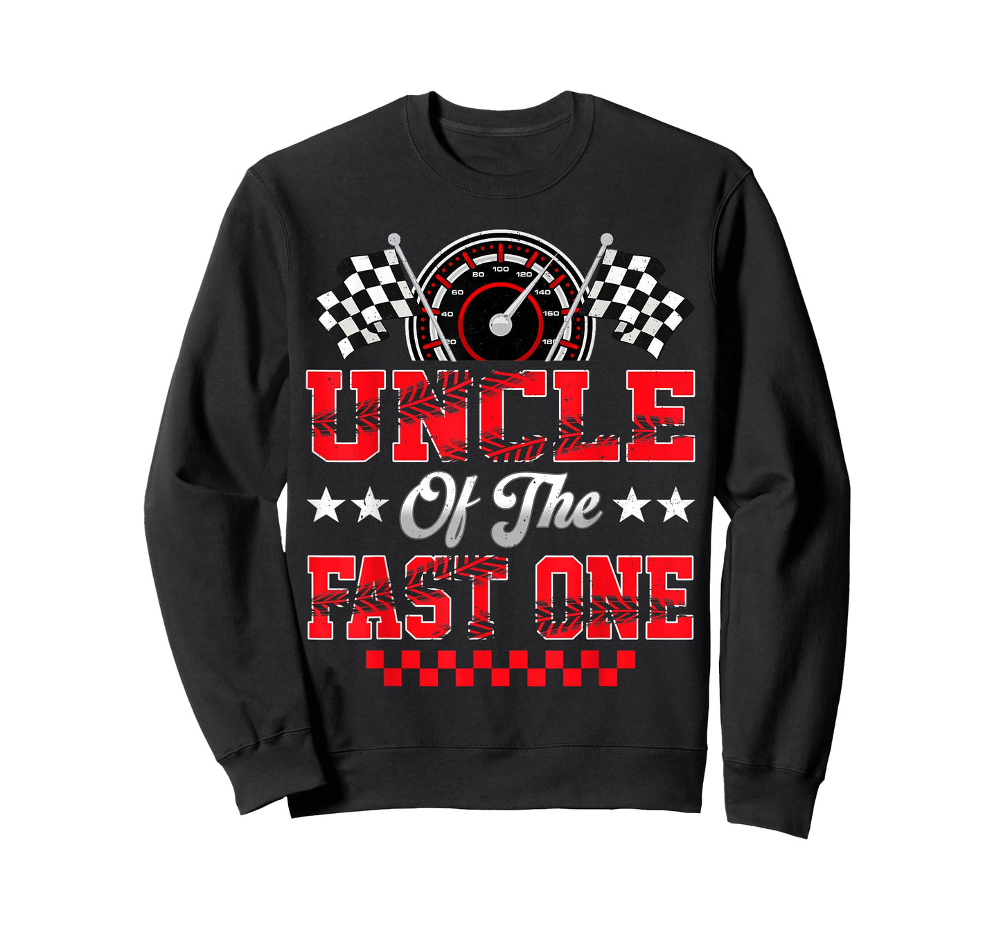 Race Car Birthday Party Uncle of The Fast One T-Shirt