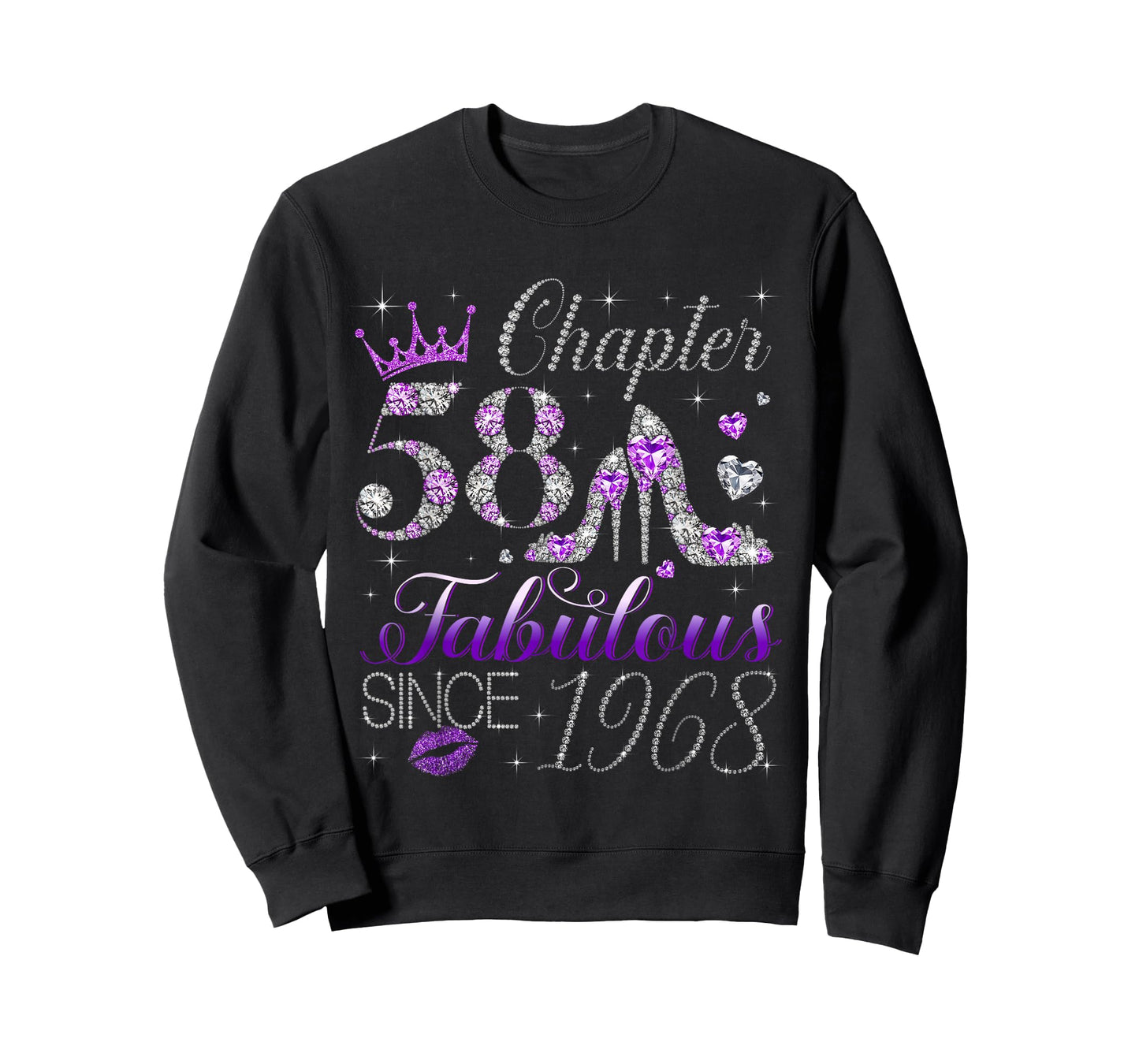 Chapter 58 Fabulous Since 1968 58Th Birthday Women Girls T-Shirt