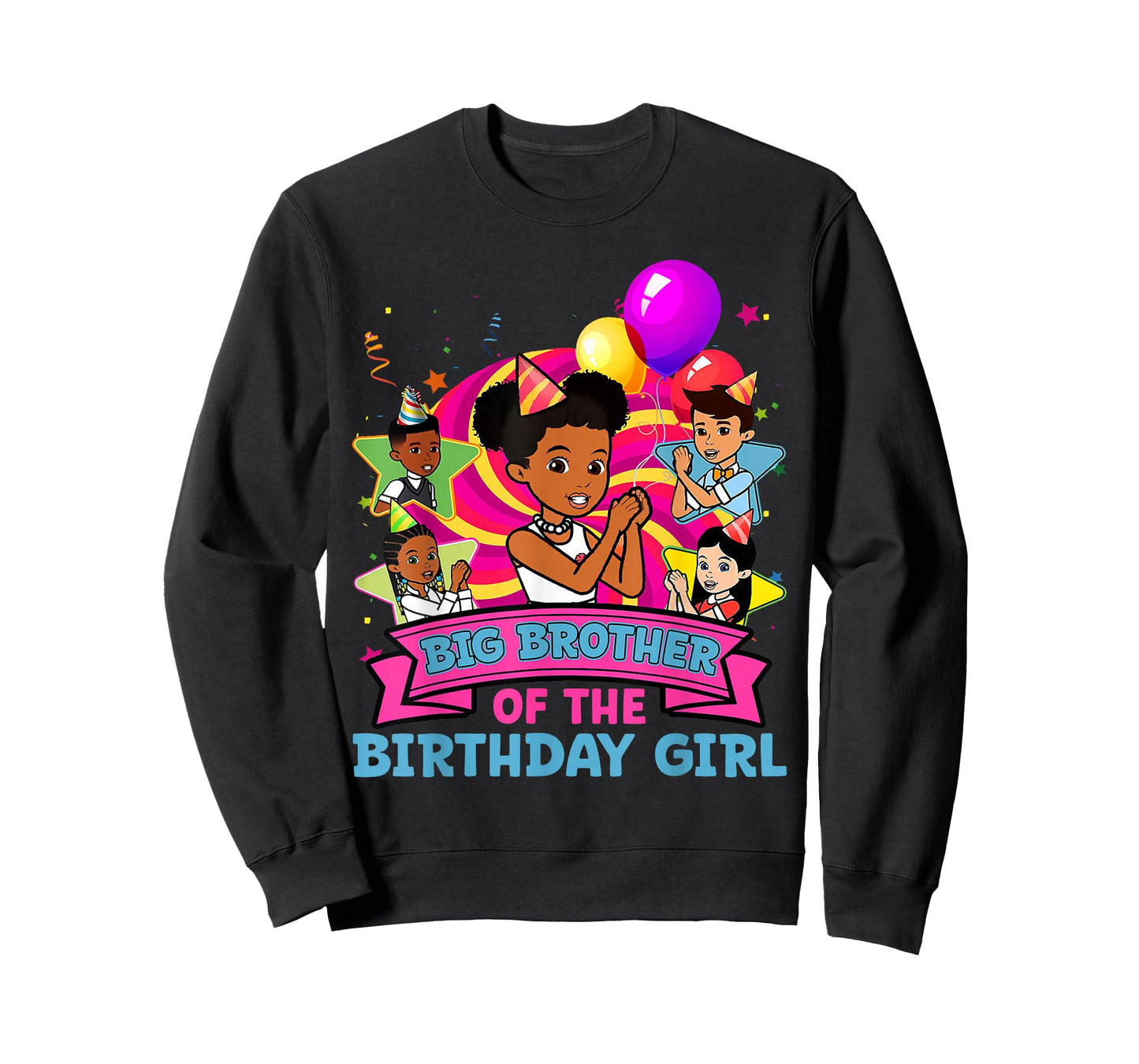 Big Brother Birthday Girl Gracie Pink Doll Family Decoration T-Shirt