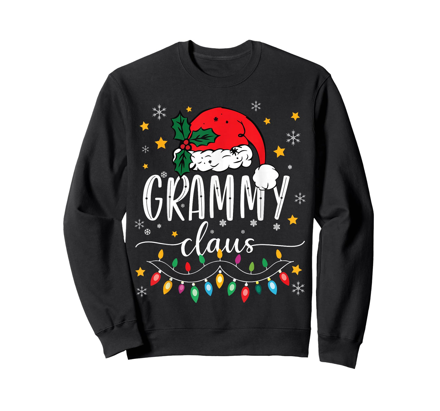 Grammy Claus Xmas Santa Funny Christmas Matching Family T-Shirt