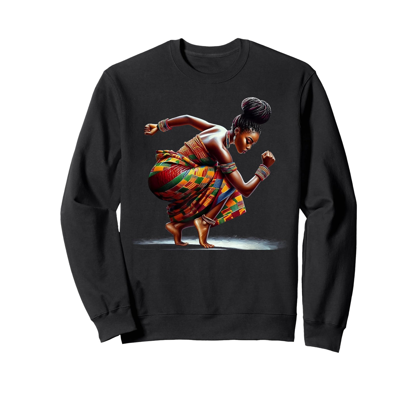 Love Black Woman African Melanin Queen Black History Month T-Shirt