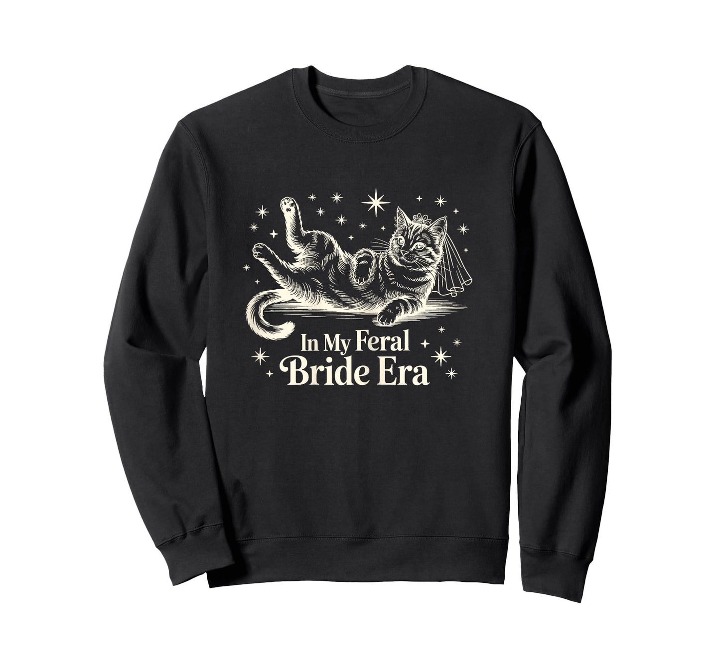 in My Feral Bride Era Cat Meme T-Shirt