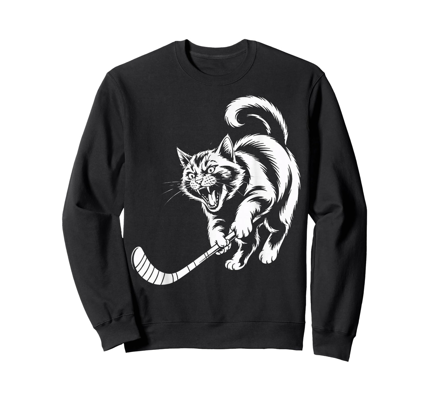 Cat Hockey Player Team Hockey Lovers Kitten Hockey T-Shirt
