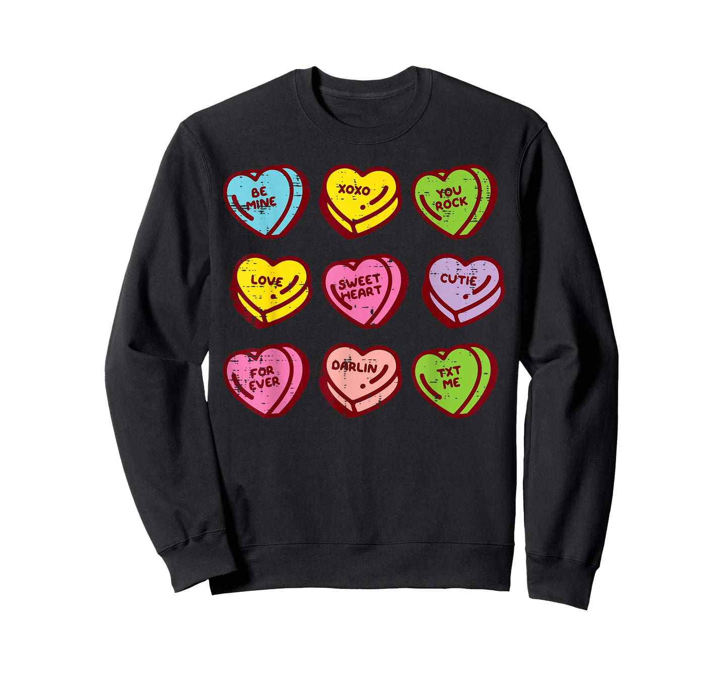 Valentines Day Hearts Candy Be Mine Valentine Women Men Kids T-Shirt