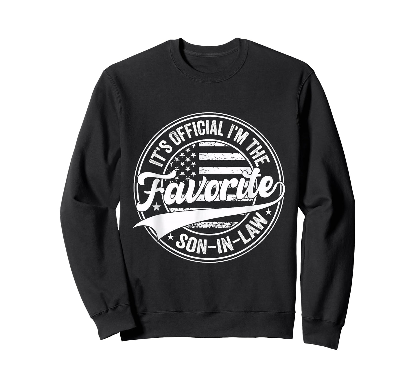 It's Official I'm The Favorite Son-in-Law Funny Vintage T-Shirt