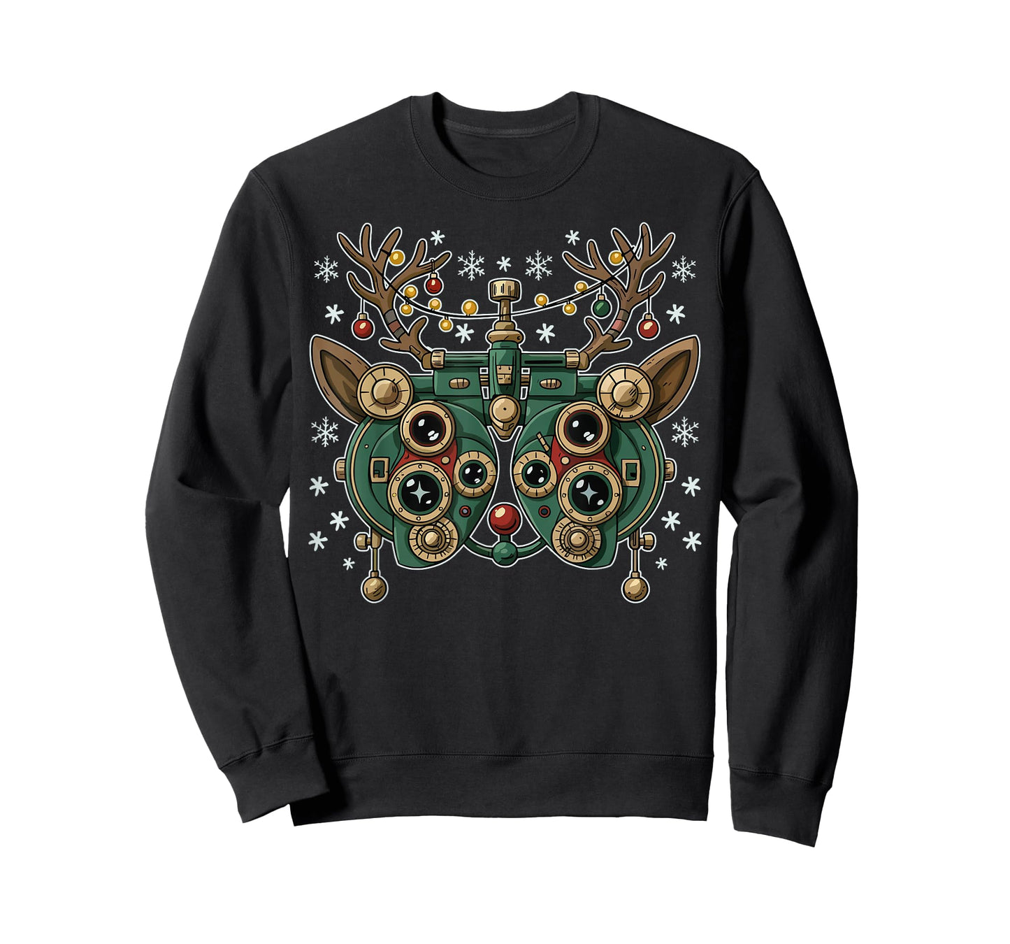 Optometry Christmas Ophthalmologist Funny Optician Christmas T-Shirt
