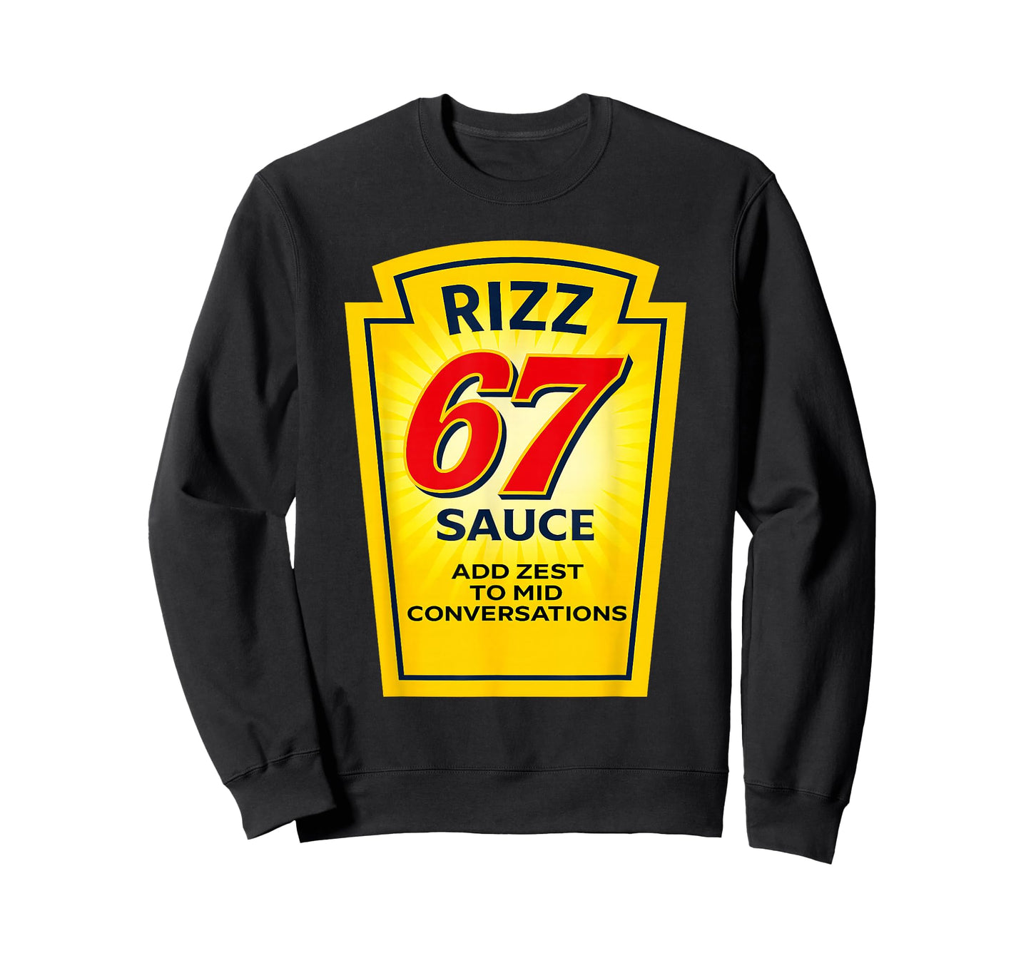 Rizz 67 Sauce Six Seven Parody Funny Trending Internet Memes T-Shirt