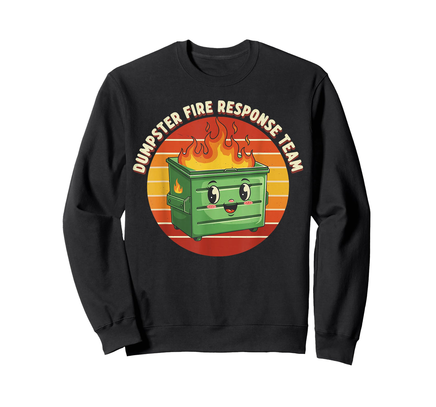 Employee Dumpster Fire Response Team Ugly Christmas Sweater T-Shirt