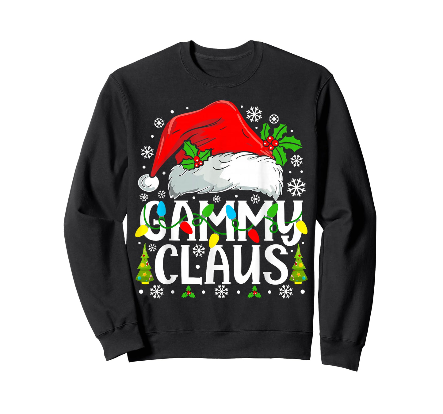 Gammy Claus Funny Christmas Family Matching T-Shirt