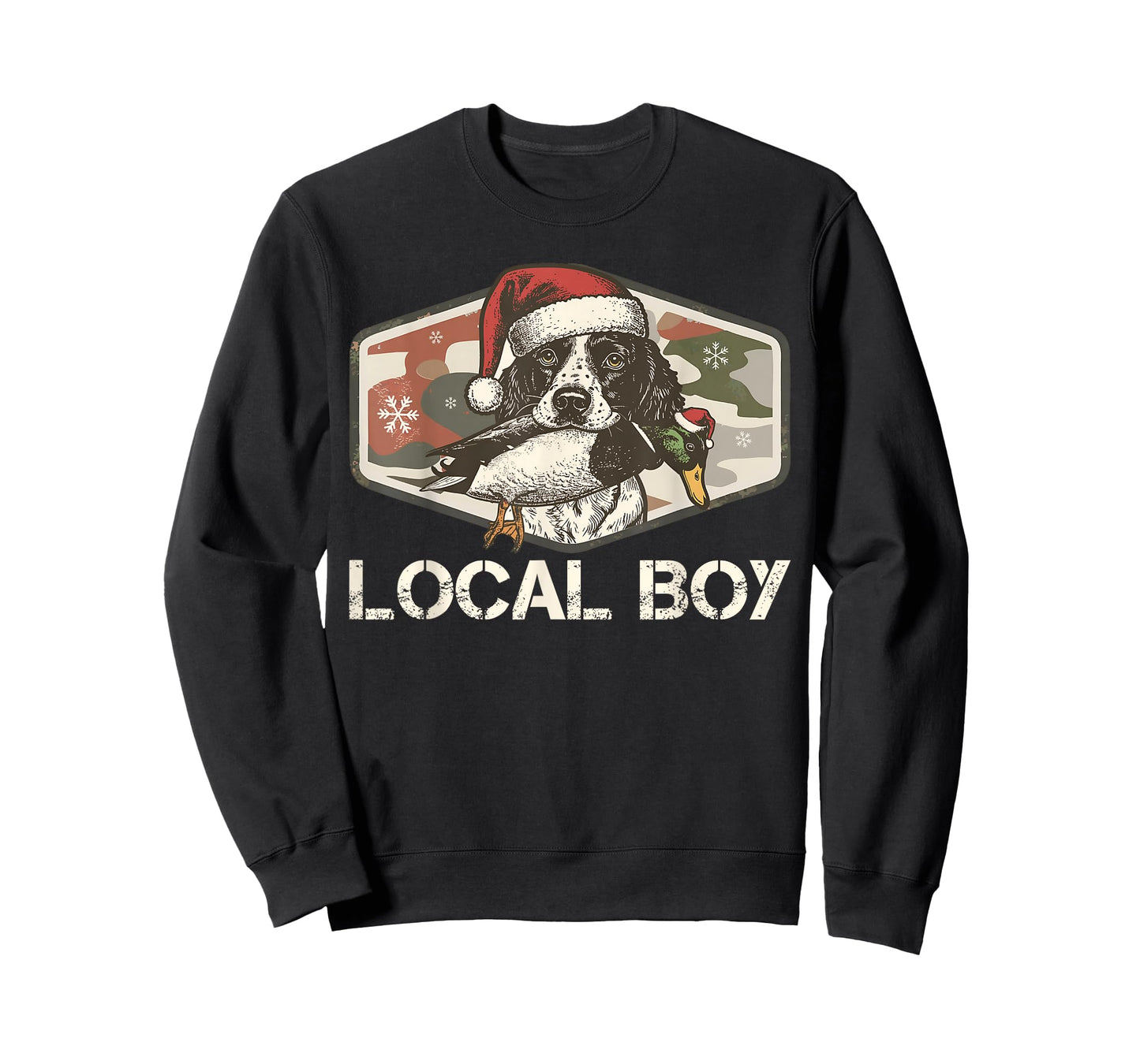 Local Southern Boy Duck Hunting Black Lab Outdoor Vintage T-Shirt