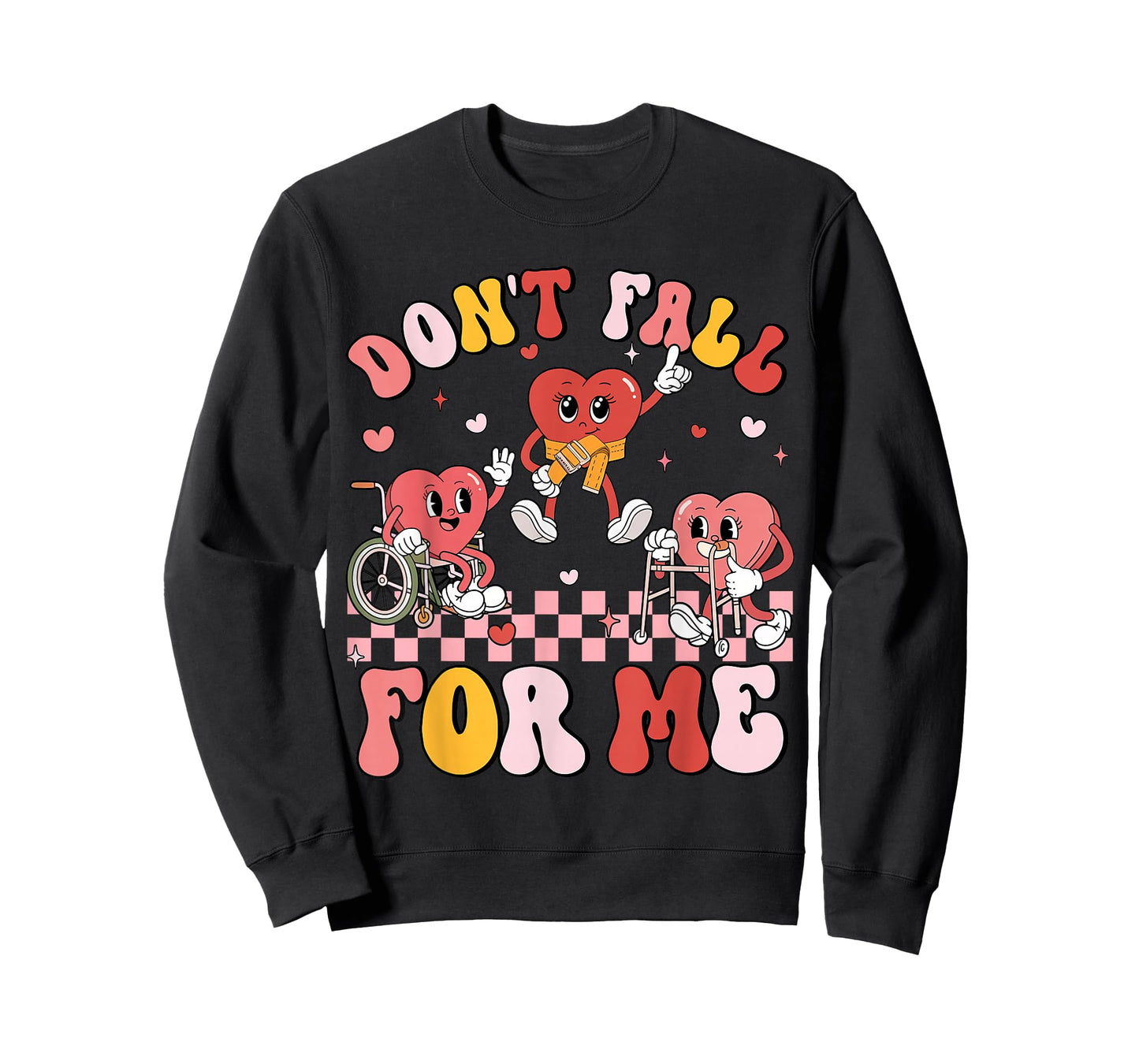 Don't Fall for Me Nurse Valentine's Day Fall Prevention T-Shirt