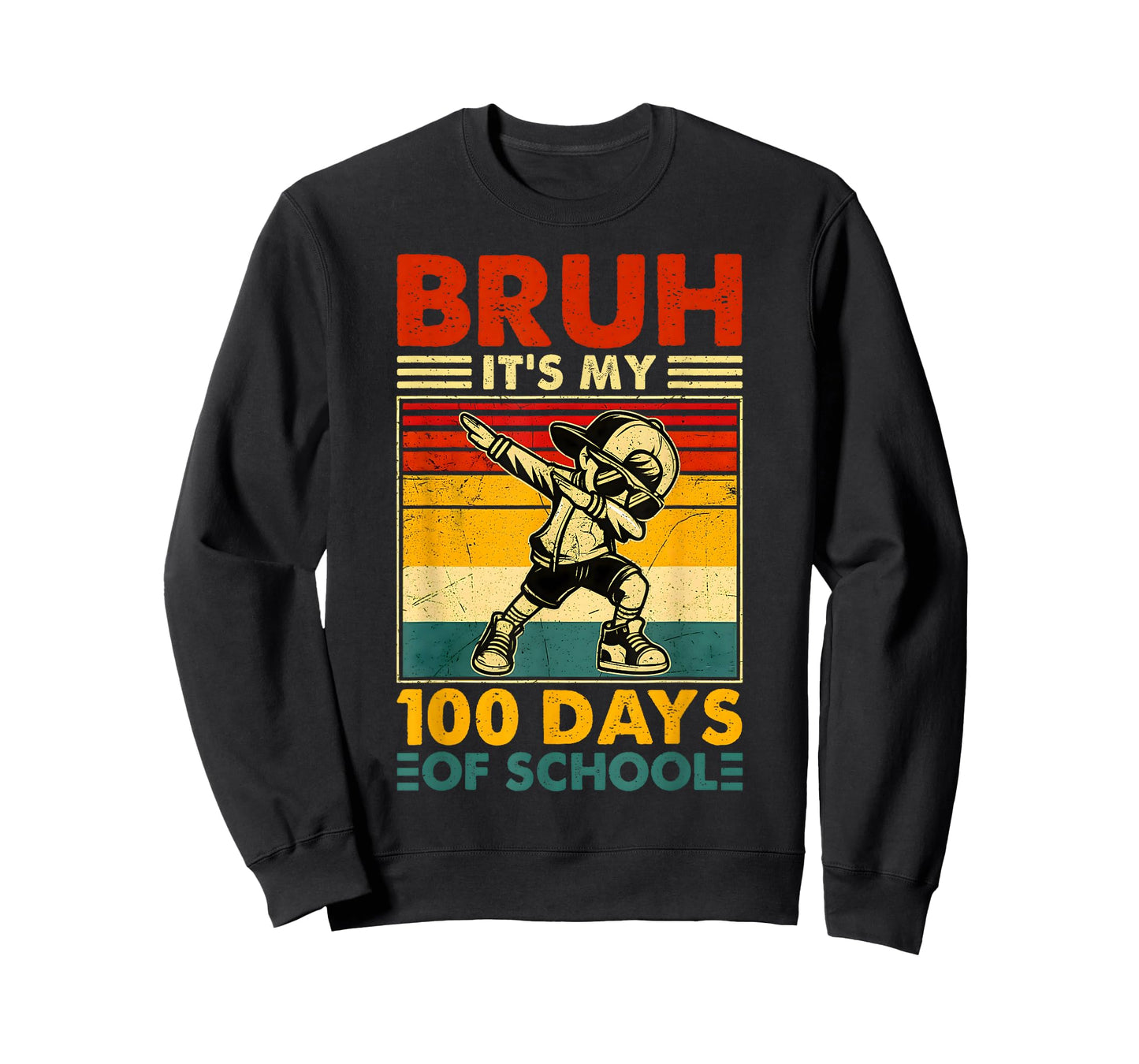 Bruh It's My 100th Day of School Boys | 100 Days of School T-Shirt