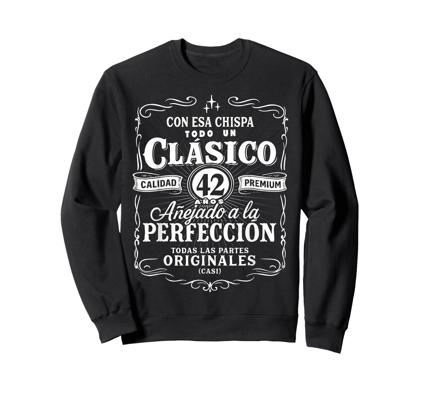 Vintage 42nd Birthday Men Funny Cumpleaños 42 Spanish Gag T-Shirt