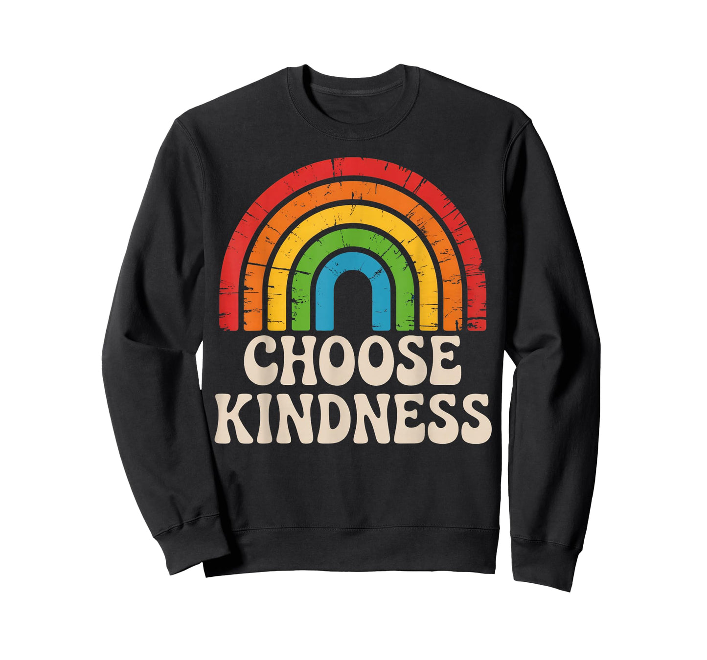 Kind Positive Quote Acceptance Rainbow Choose Kindness T-Shirt