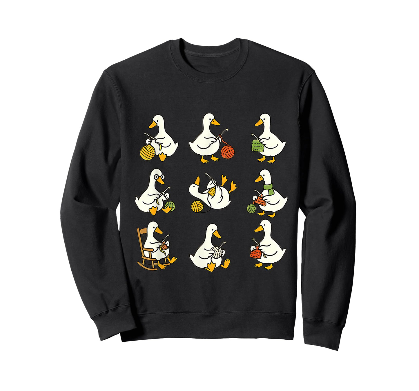 Cute Goose Crocheting Funny Yarn Lover Animal Crochet Craft T-Shirt