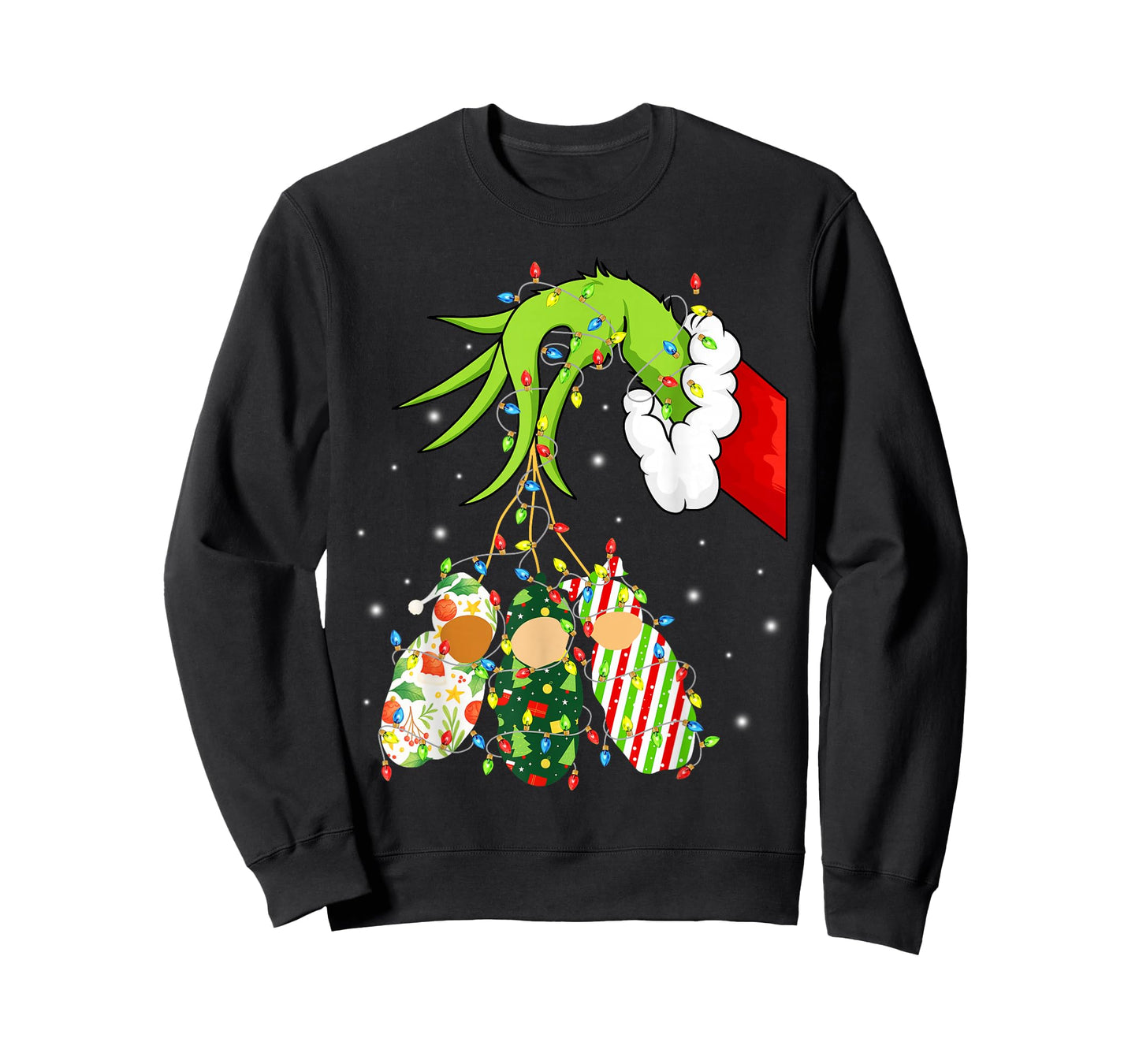 Labor and Delivery Nurse Merry Christmas Xmas Lights Holiday T-Shirt